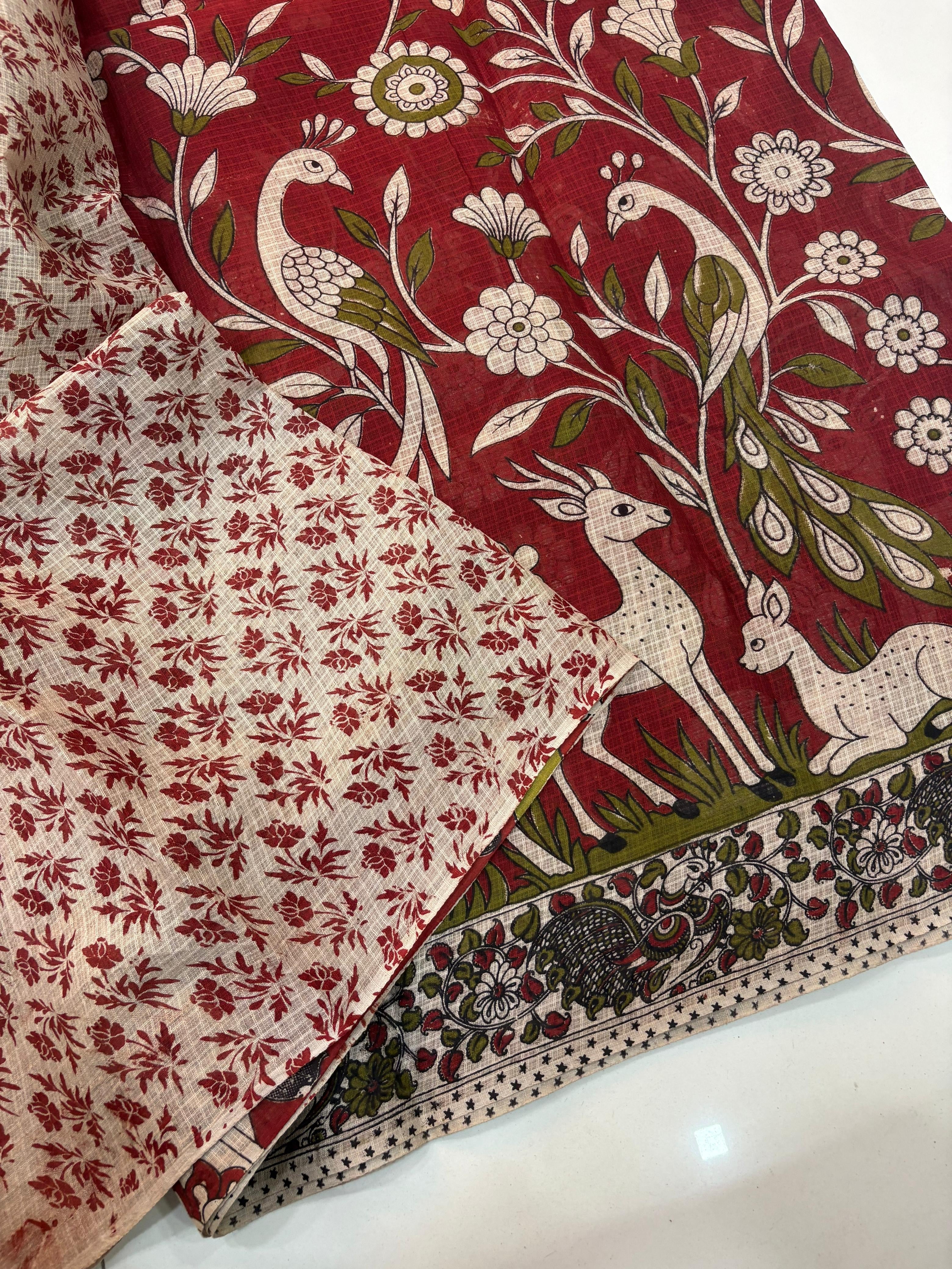 Kalamkari Kota Sarees