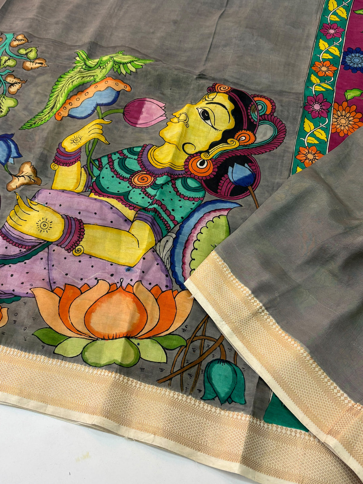Hand Painted PenKalamkari Sarees