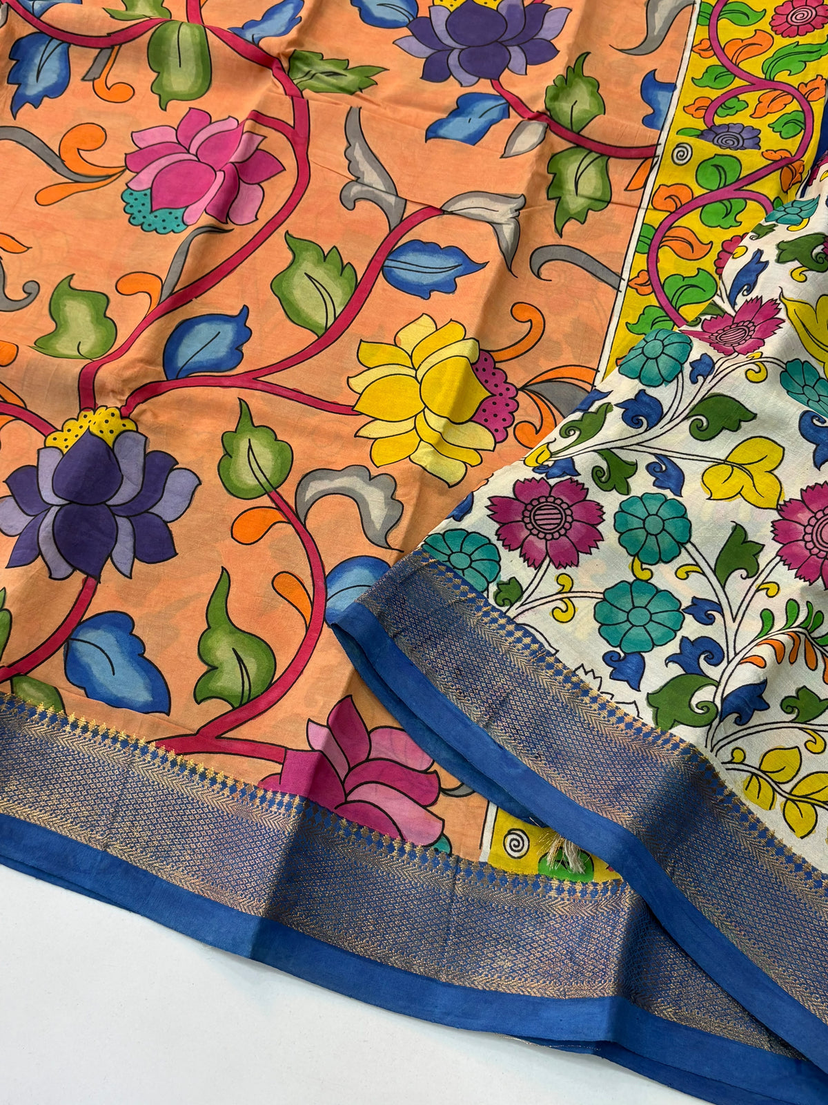 Hand Painted PenKalamkari Sarees