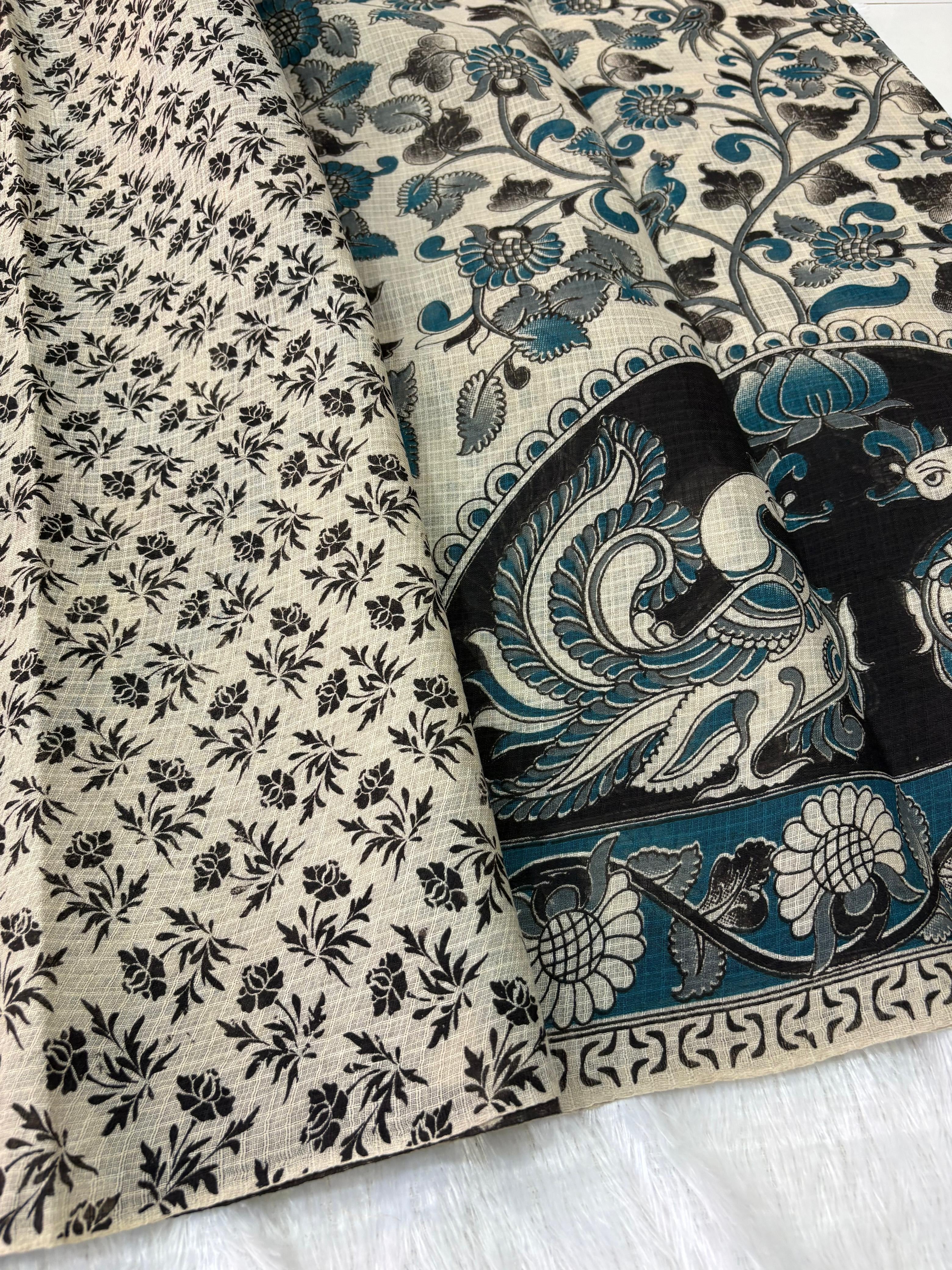 Peacock Kota Kalamkari