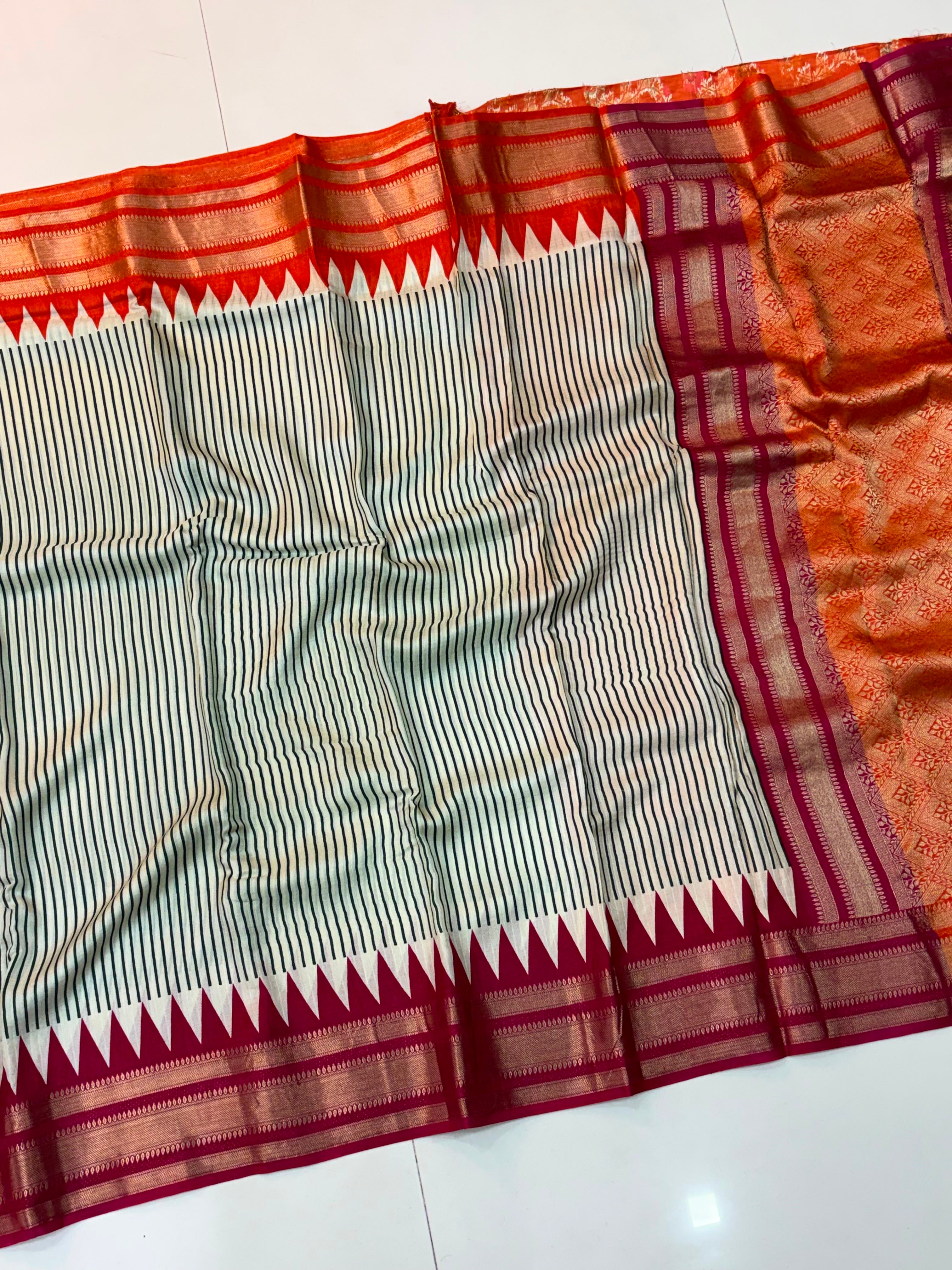 Vintage Ganga Jamuna Sarees