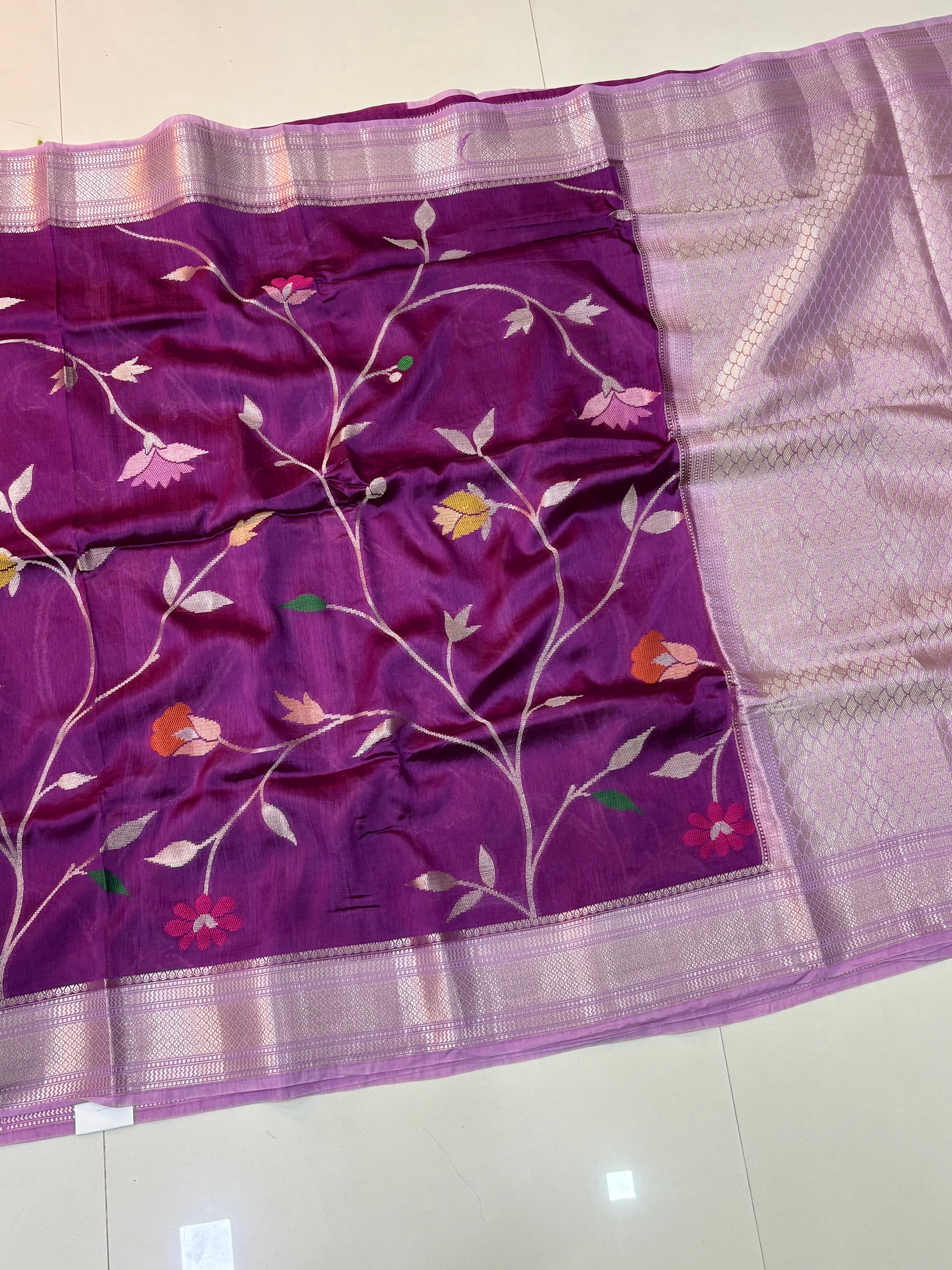 Paper Silk Jamdani Sarees