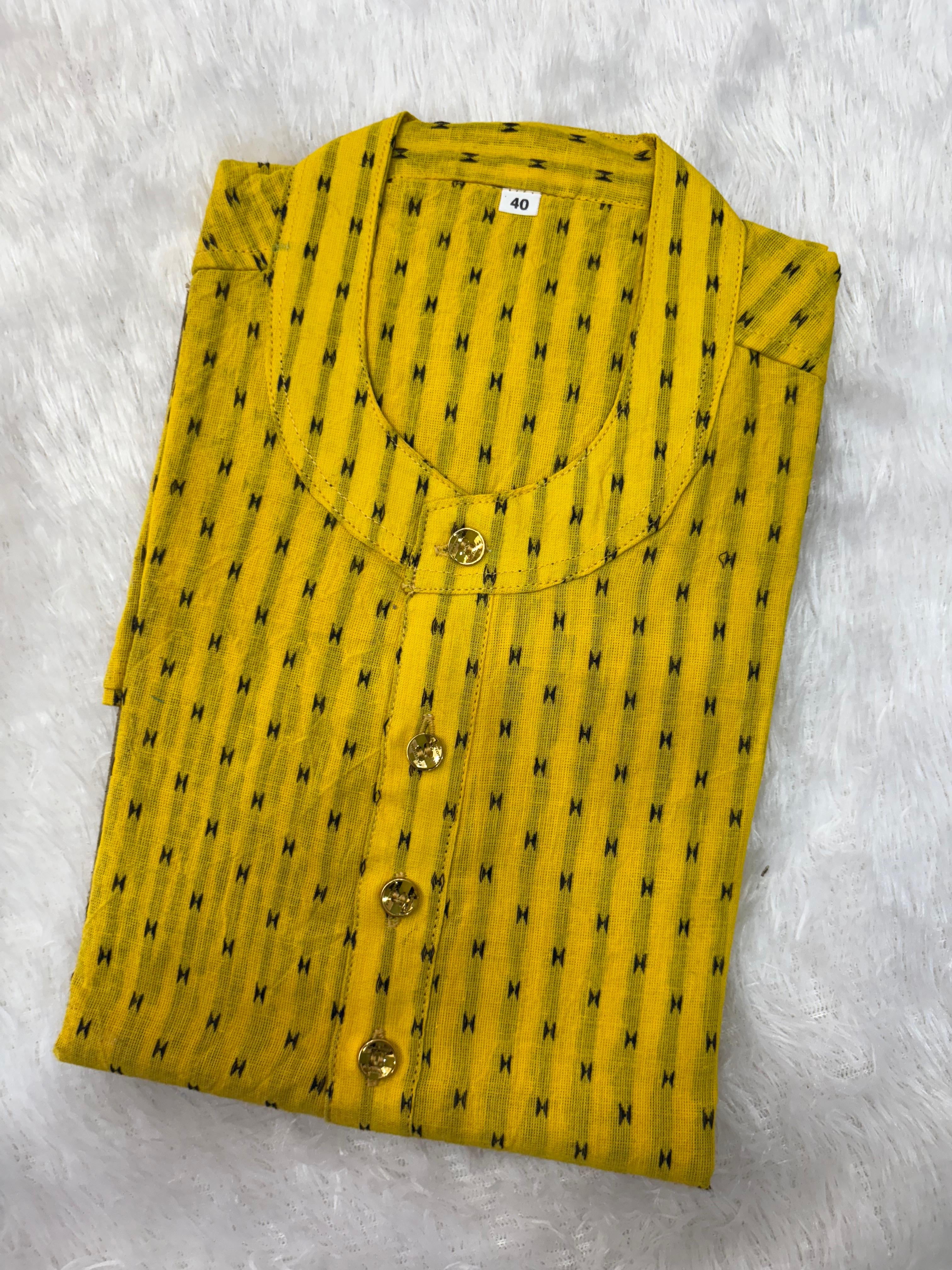 Handloom Cotton Men's Kurta