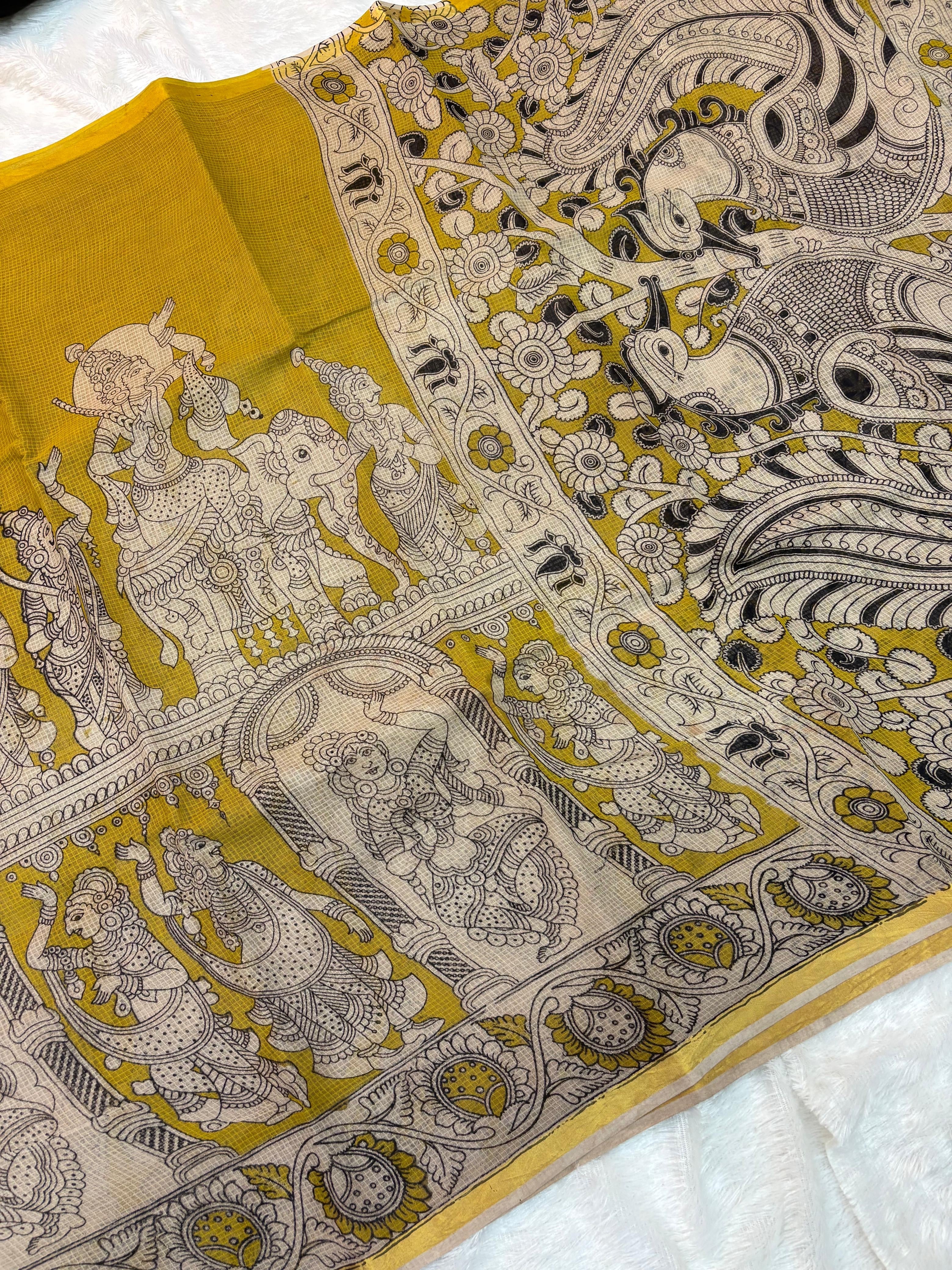 Ramayana Theme Kota Kalamkari