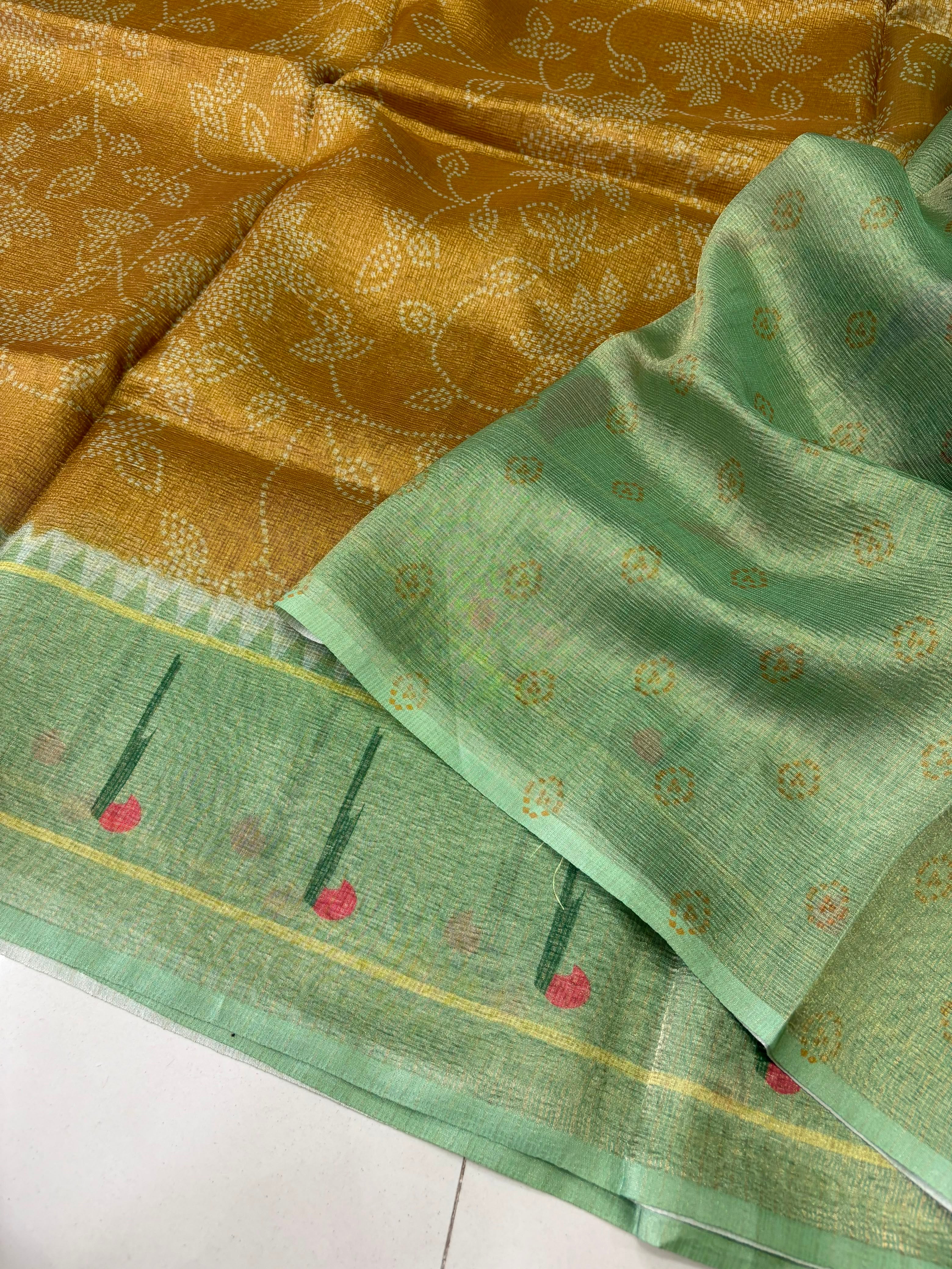 Fancy Tissue Paithani Sarees