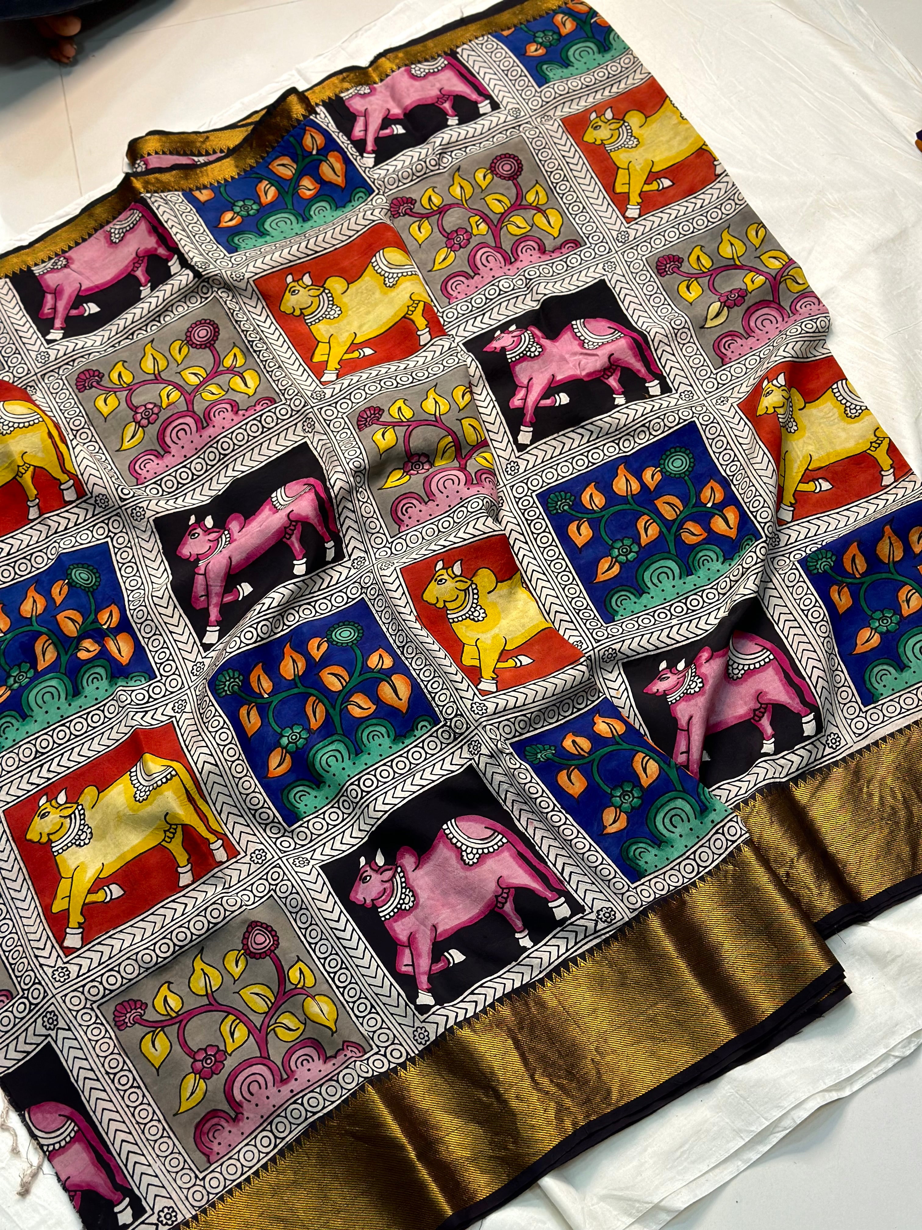 PenKalamkari Hand paint Pichwai