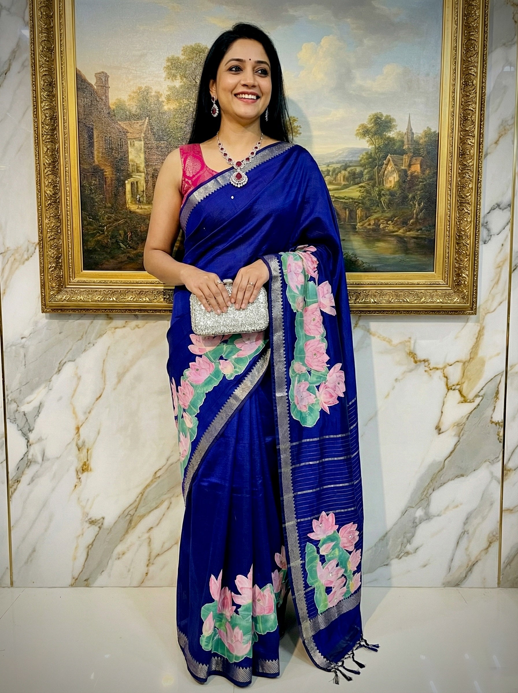 Mangalagiri Pattu Appliqué Sarees