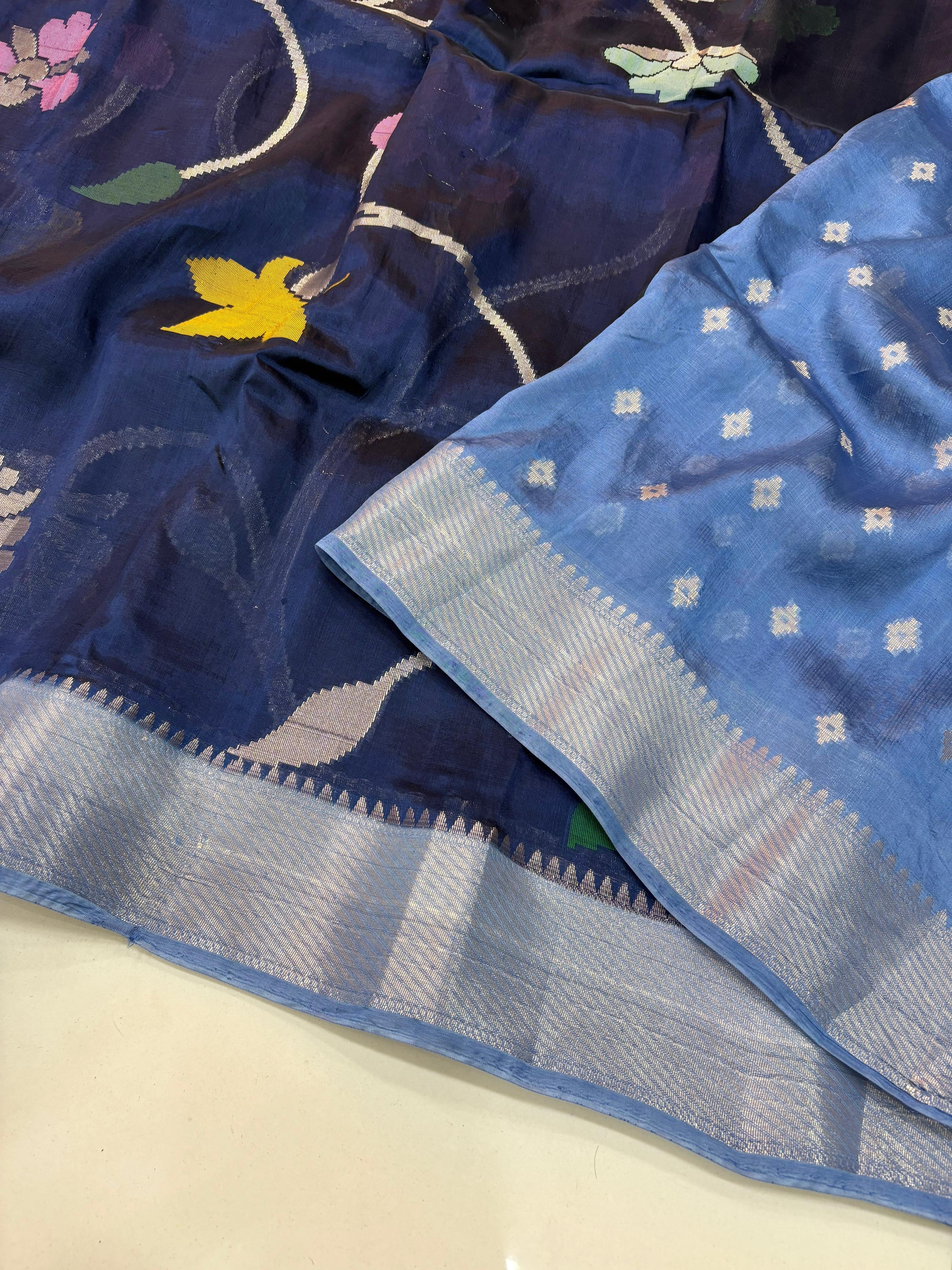 Paper Silk Jamdani Sarees