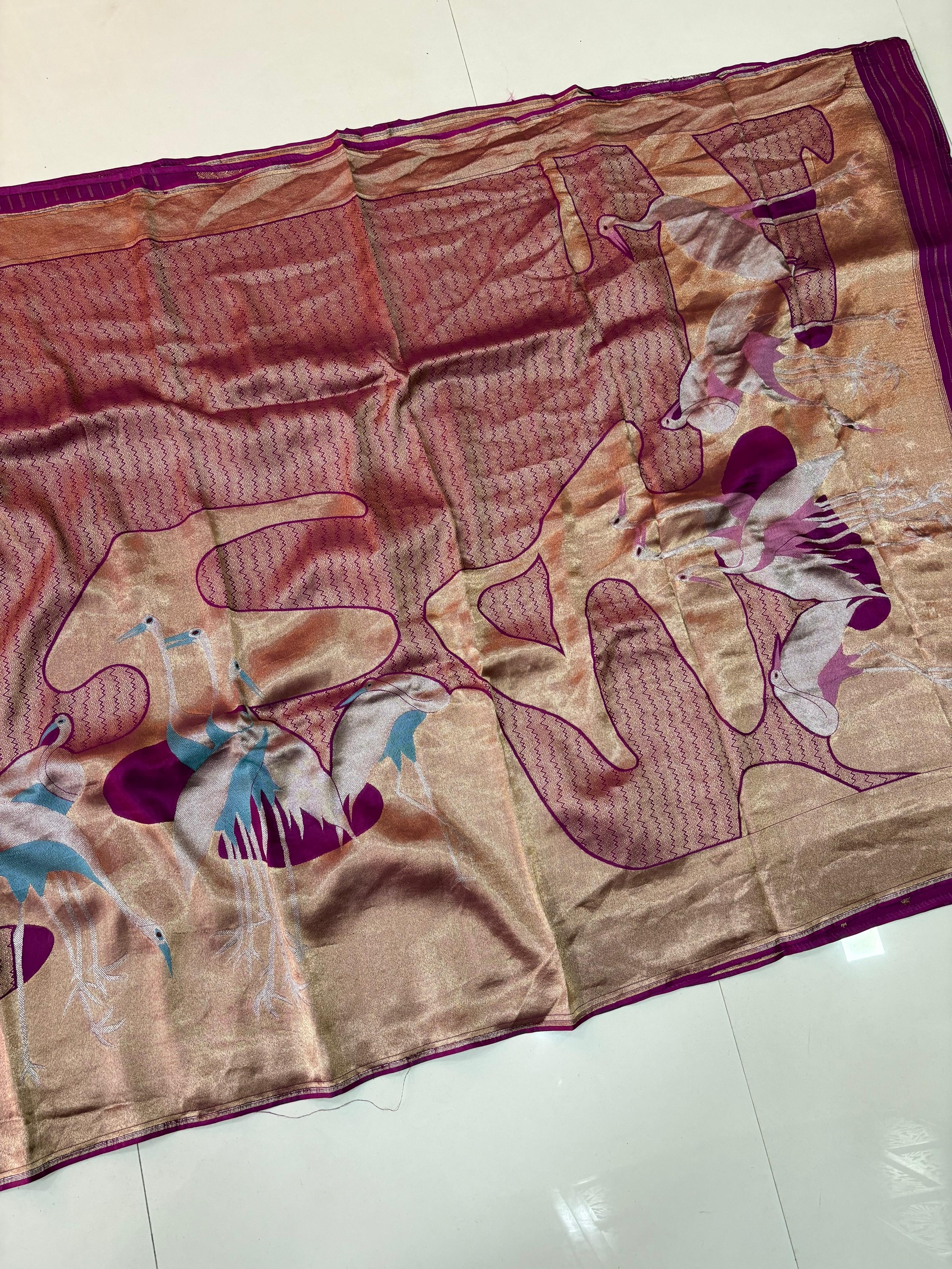 Chamundi Silk Tissue Weaving