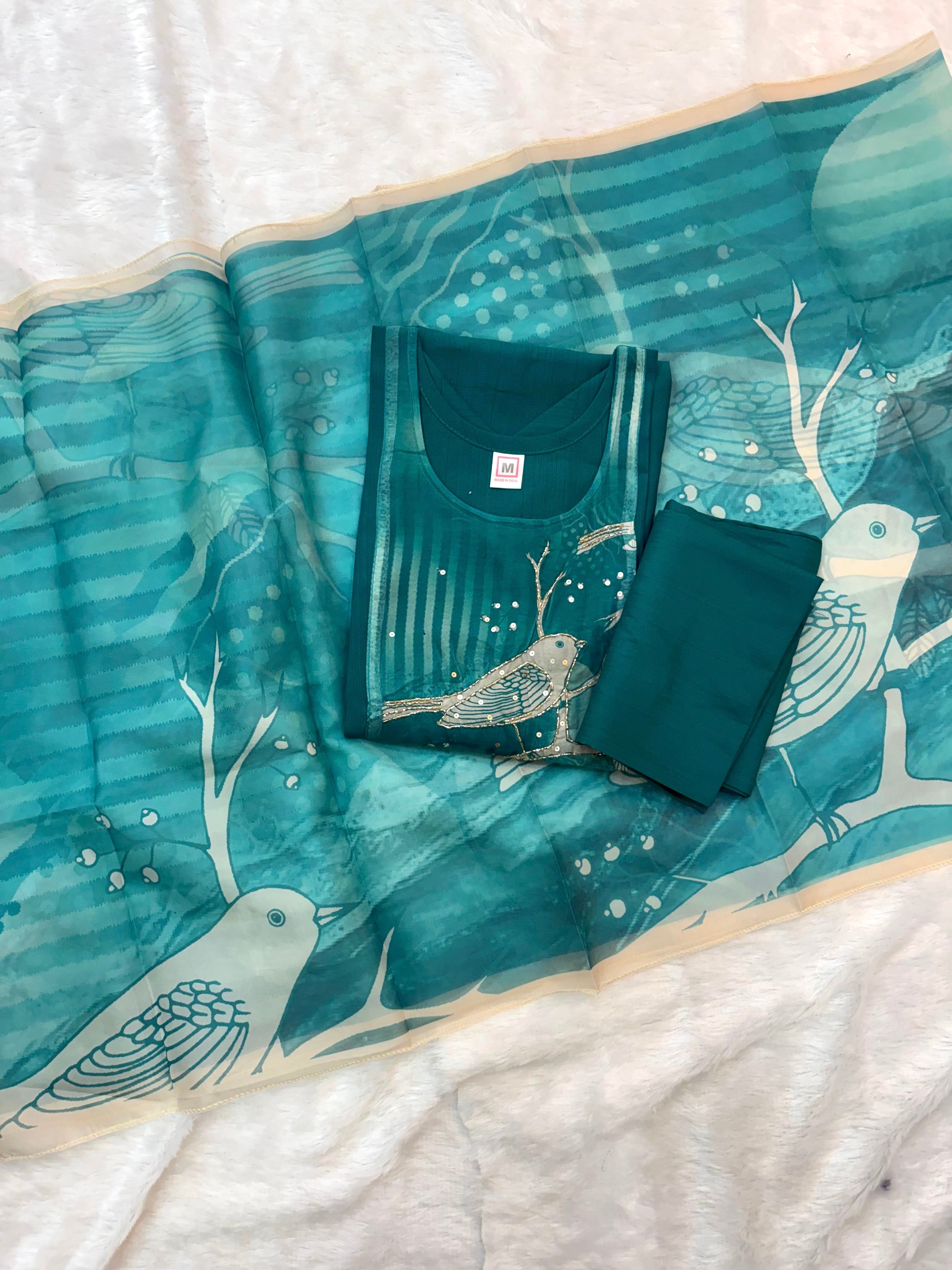 Designer Work Kurti Sets