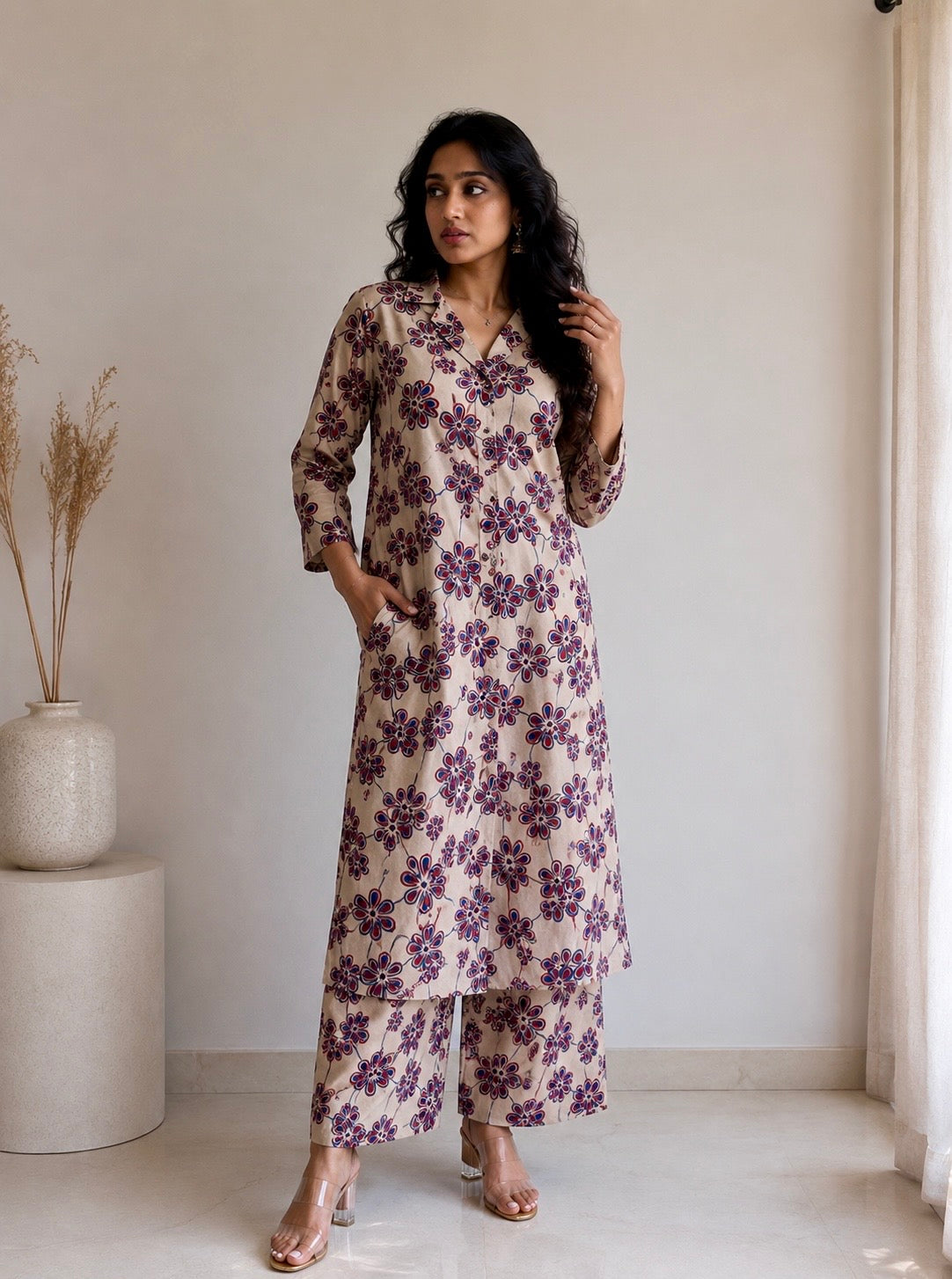 Kalamkari Coord set