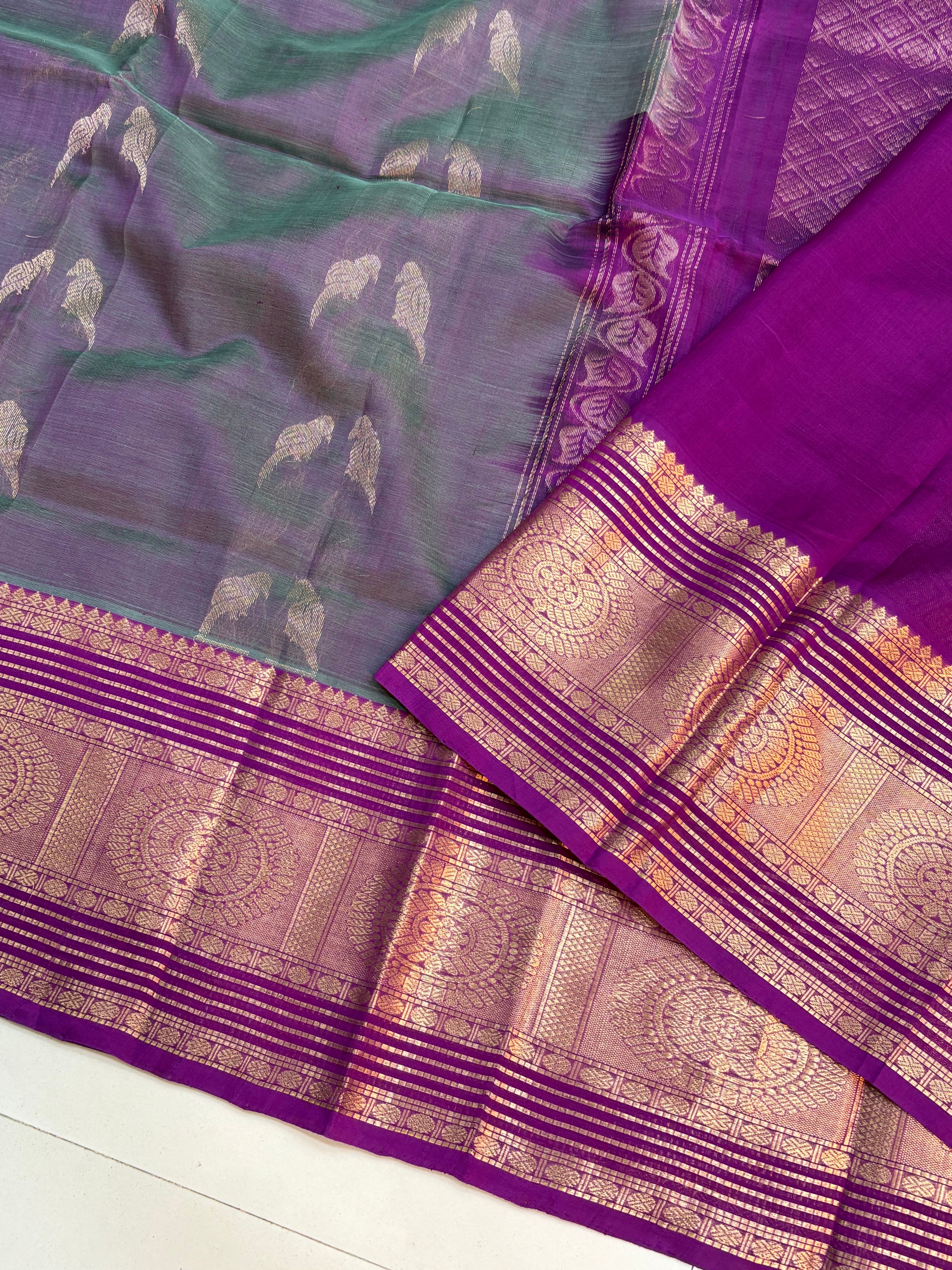 Vintage Handloom Mangalagiri Pattu