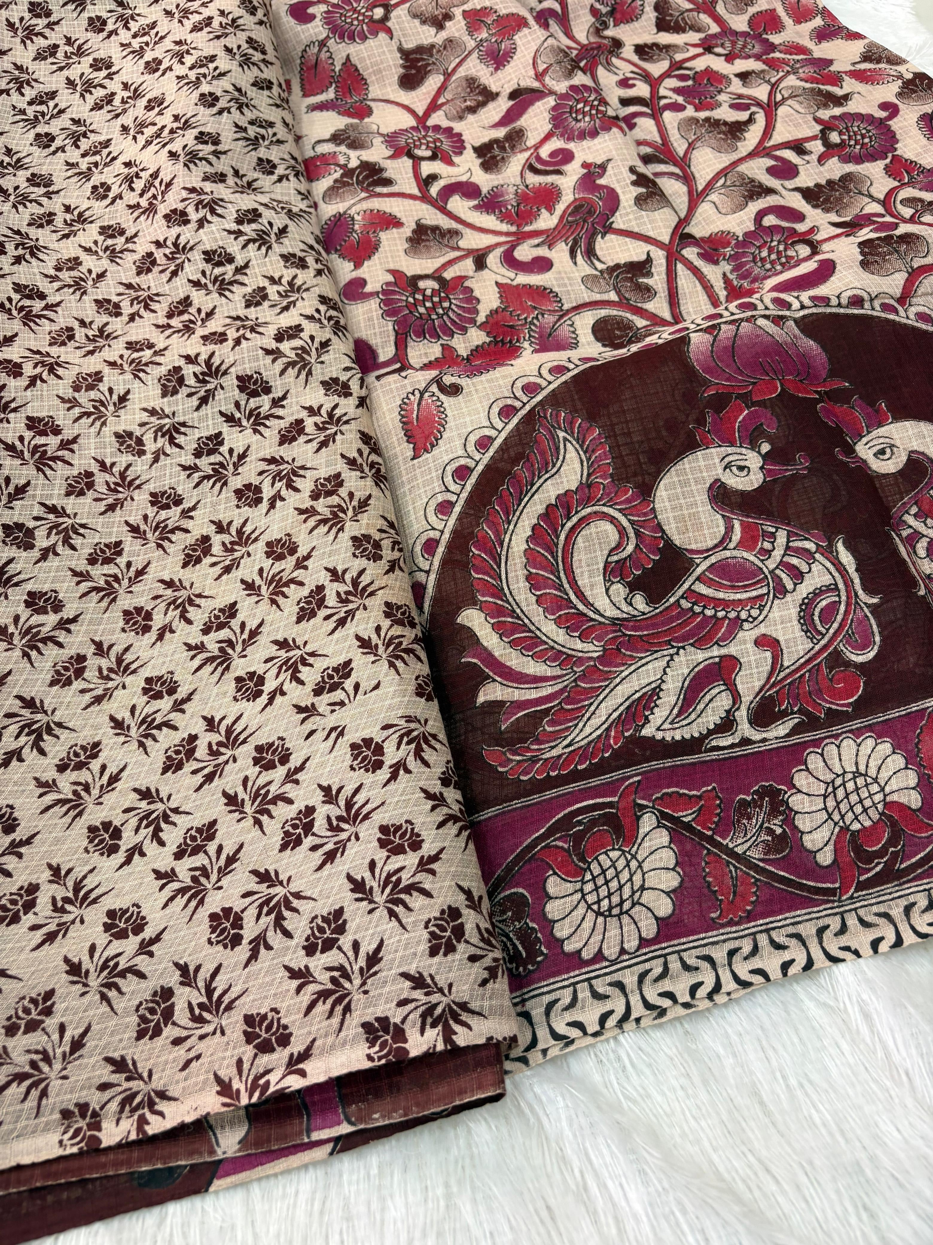 Peacock Kota Kalamkari