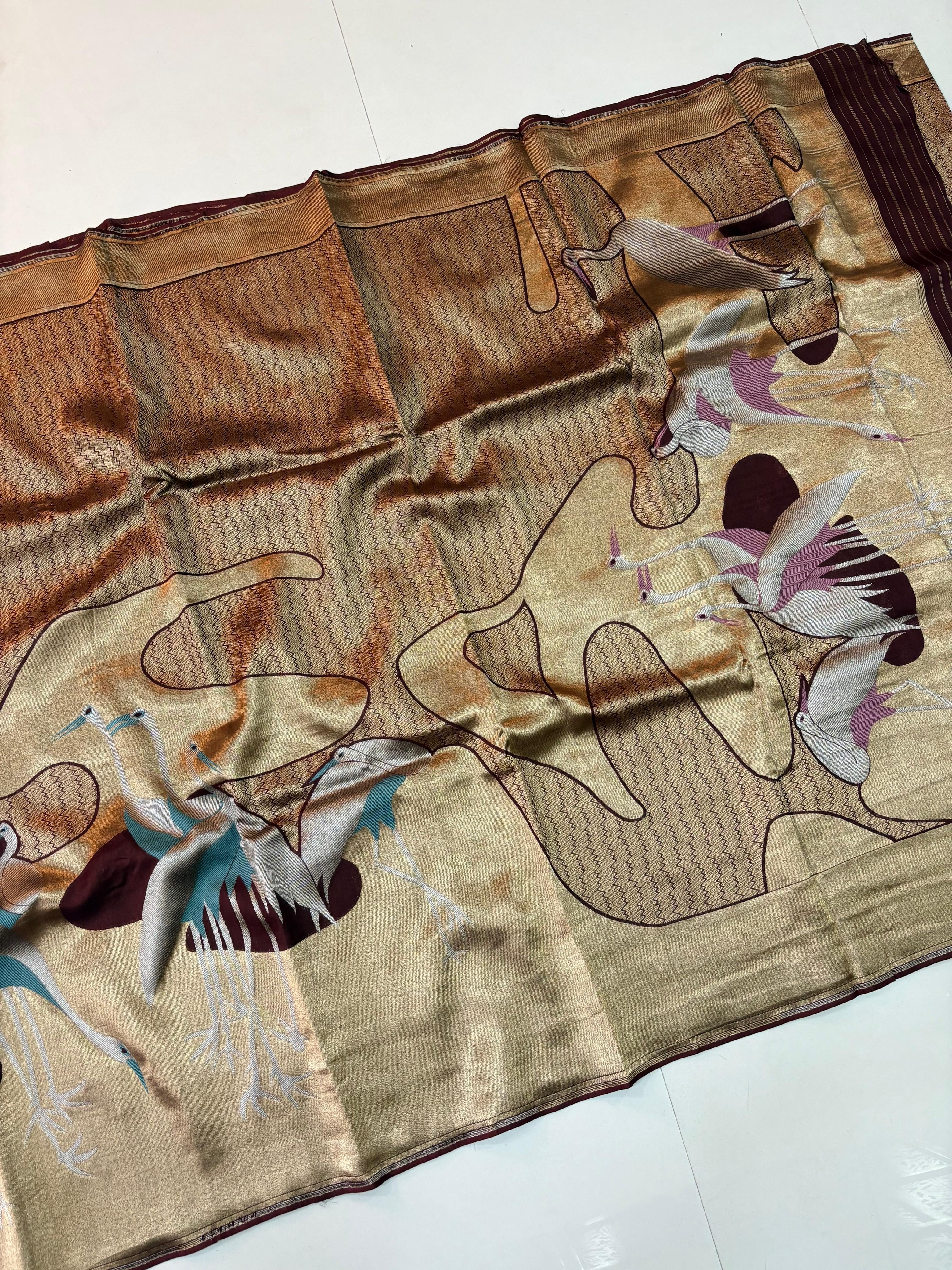 Chamundi Silk Tissue Weaving