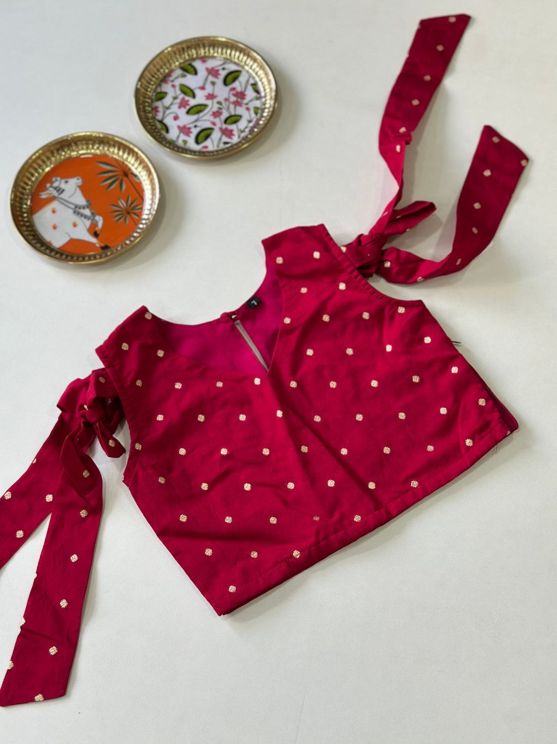 Kota Embriodery Kids Lehenga