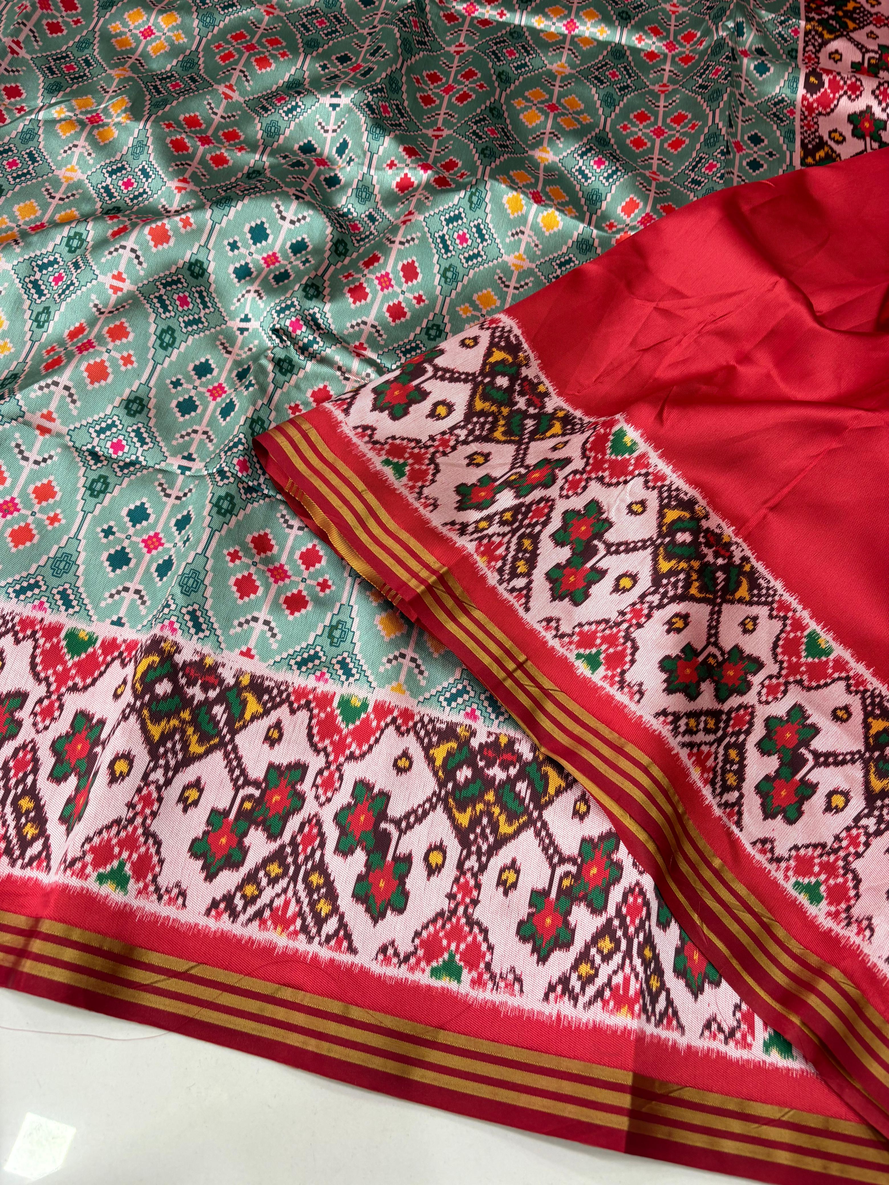 Pastel Patola Printed Sarees