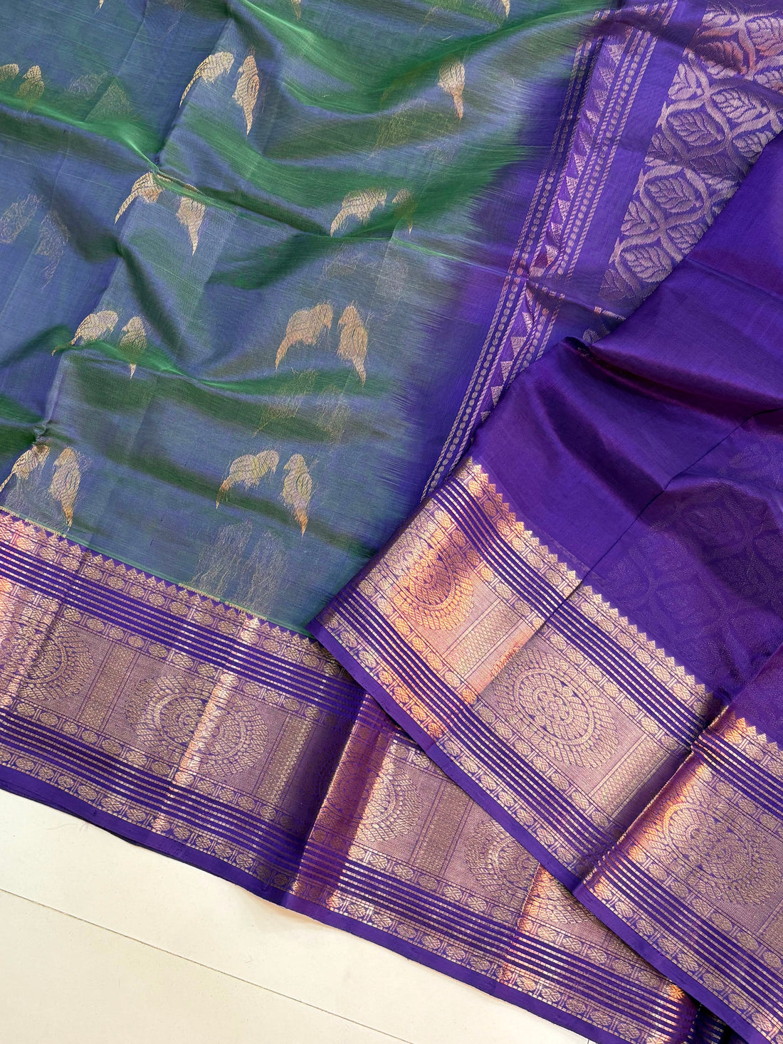 Vintage Handloom Mangalagiri Pattu Saree