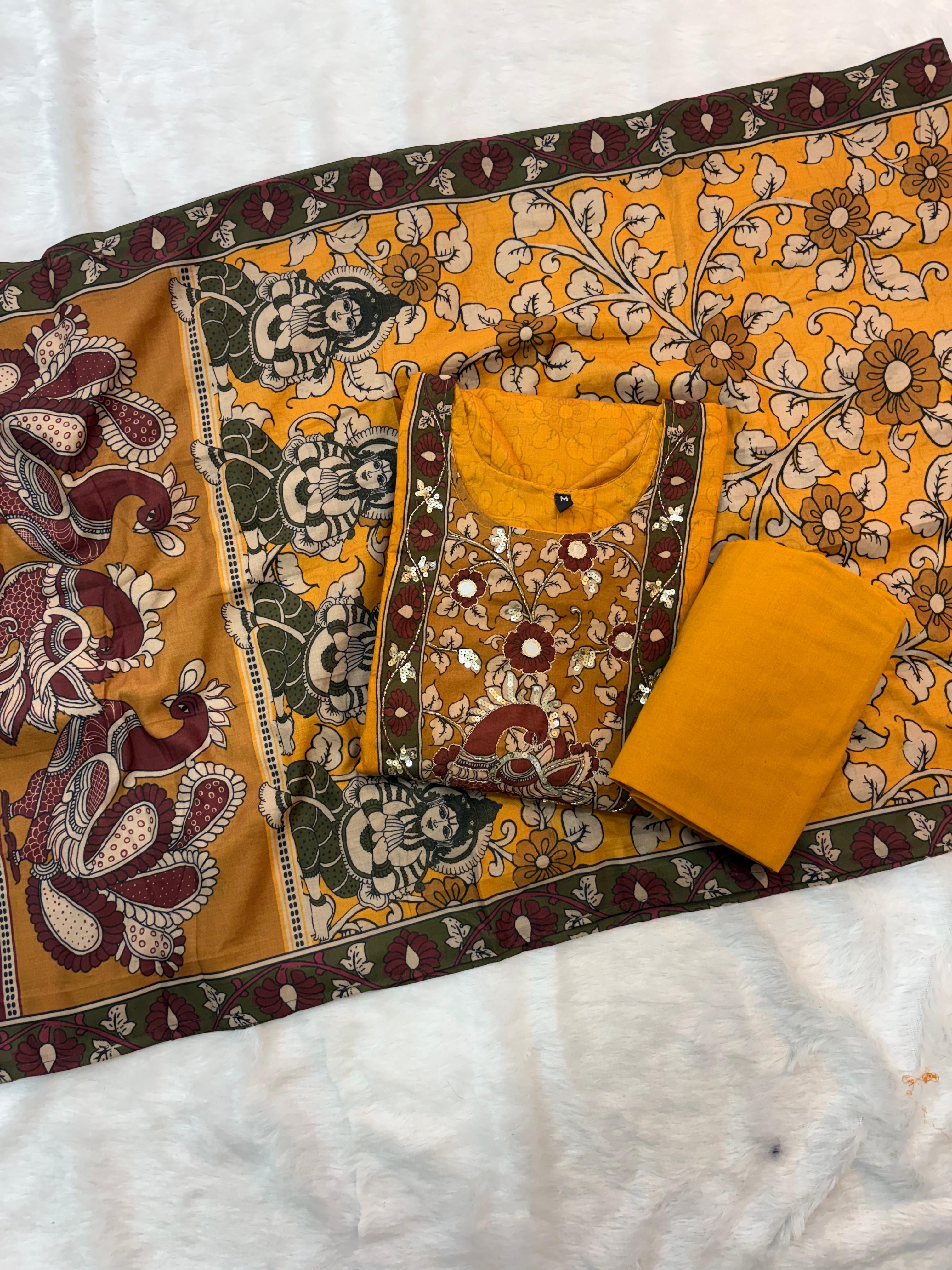 Kalamakri Party Wear Kurti Sets