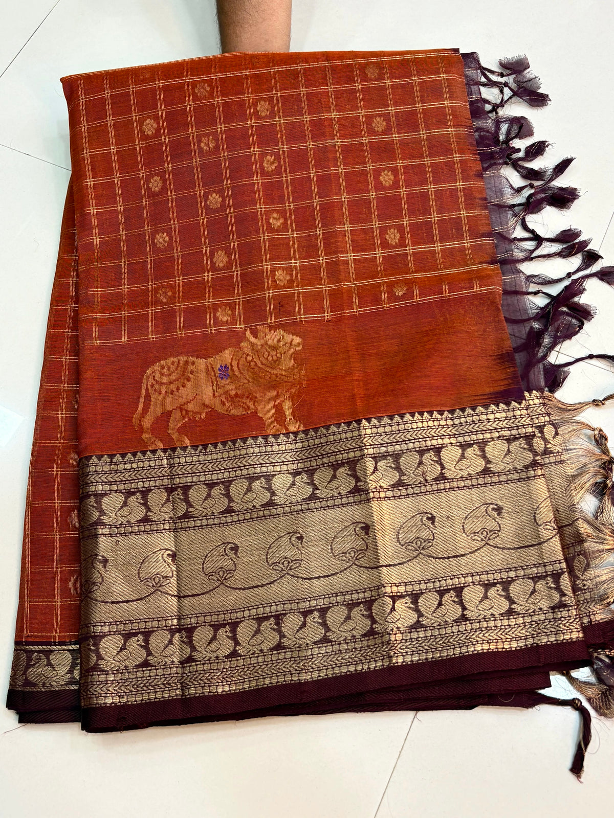 Handloom Vintage Mangalagiri Pattu