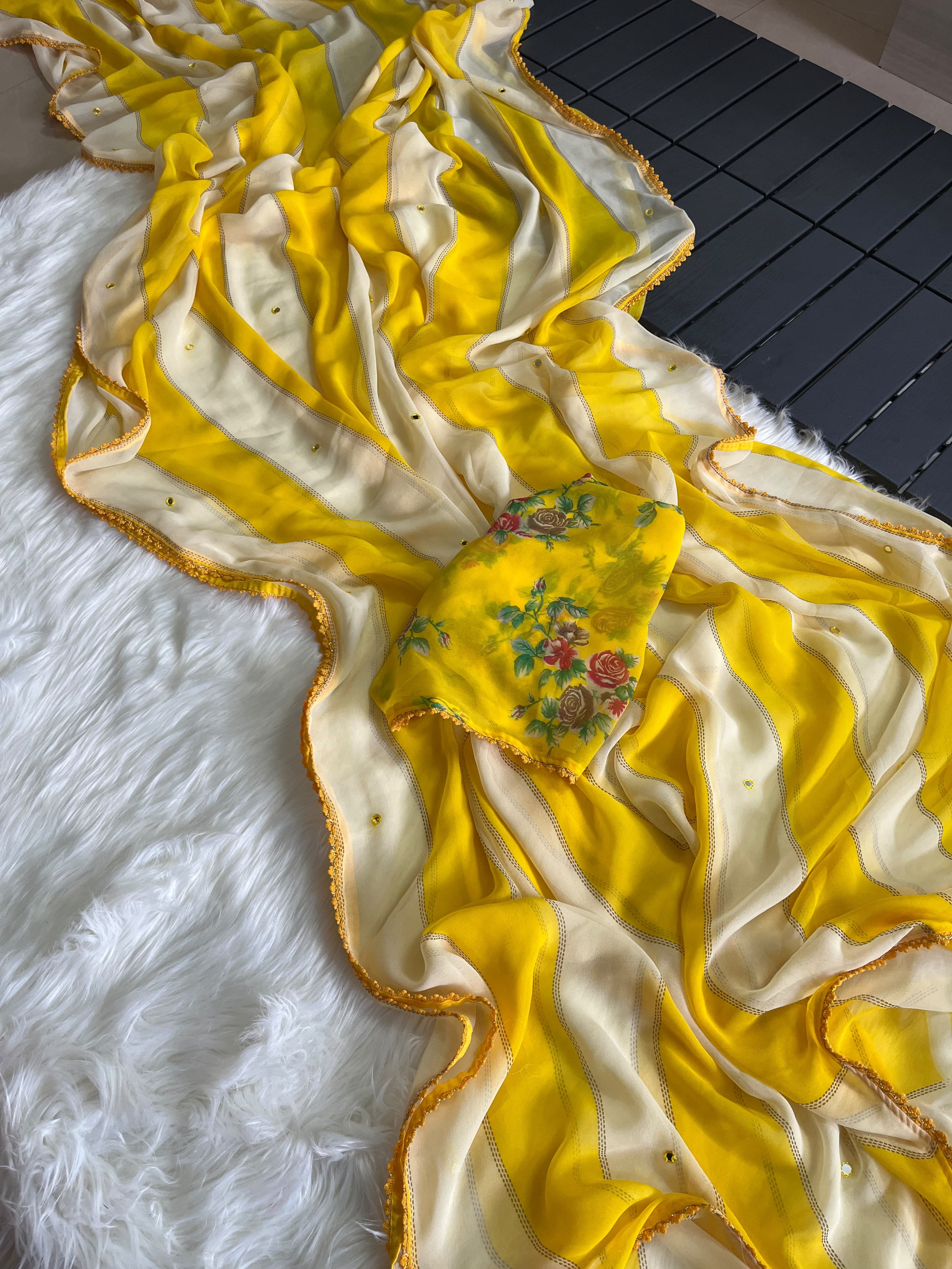 RASA Fancy Georgette Leheriya