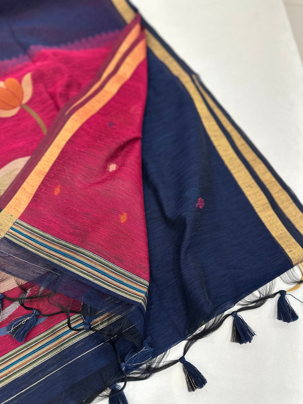 Dual Shade Linen Jamdani