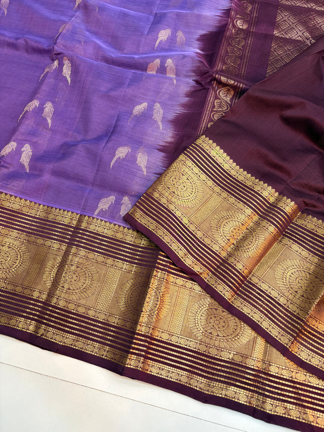 Vintage Handloom Mangalagiri Pattu saree