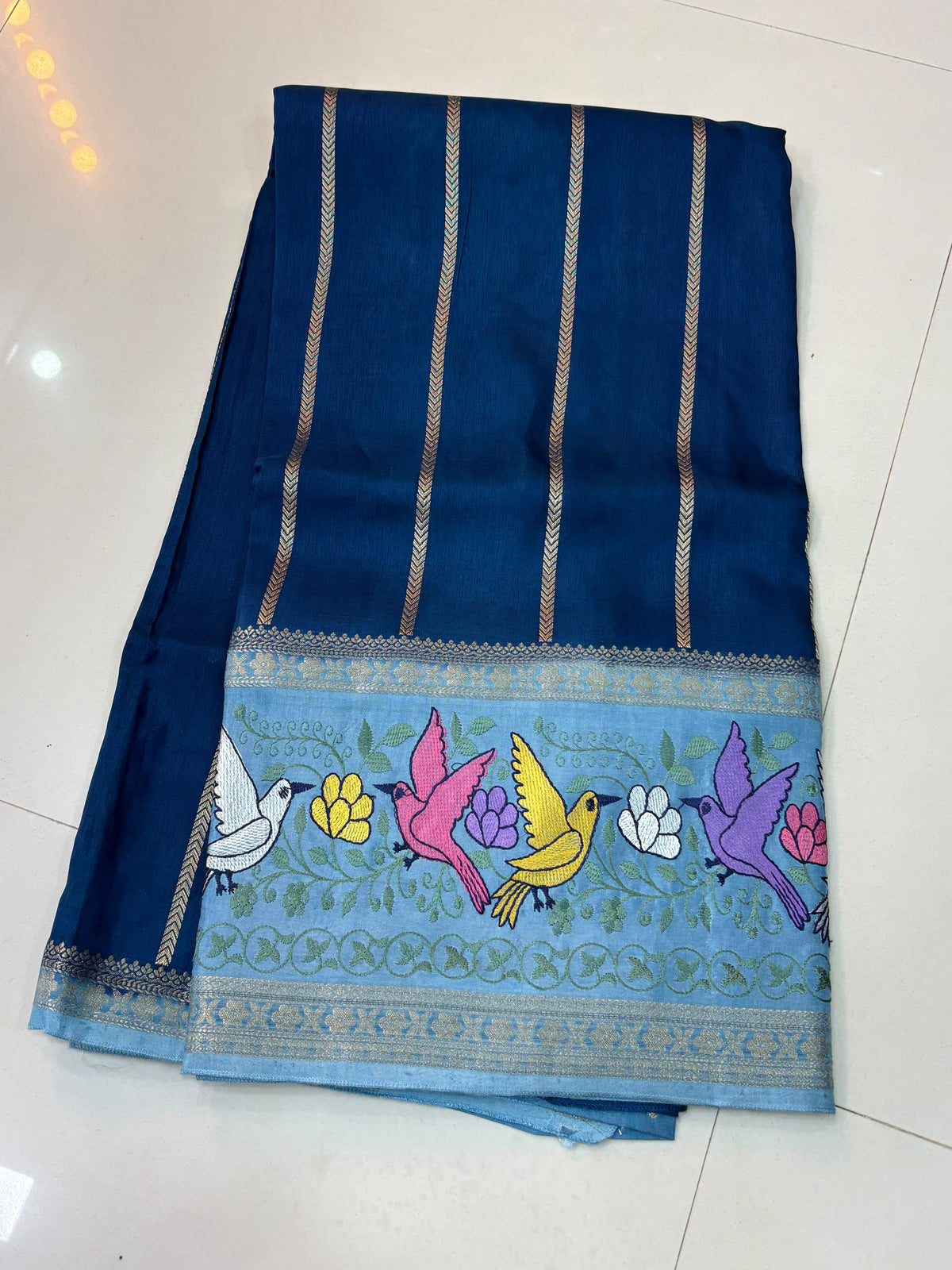 Designer Green Mango Embroidery