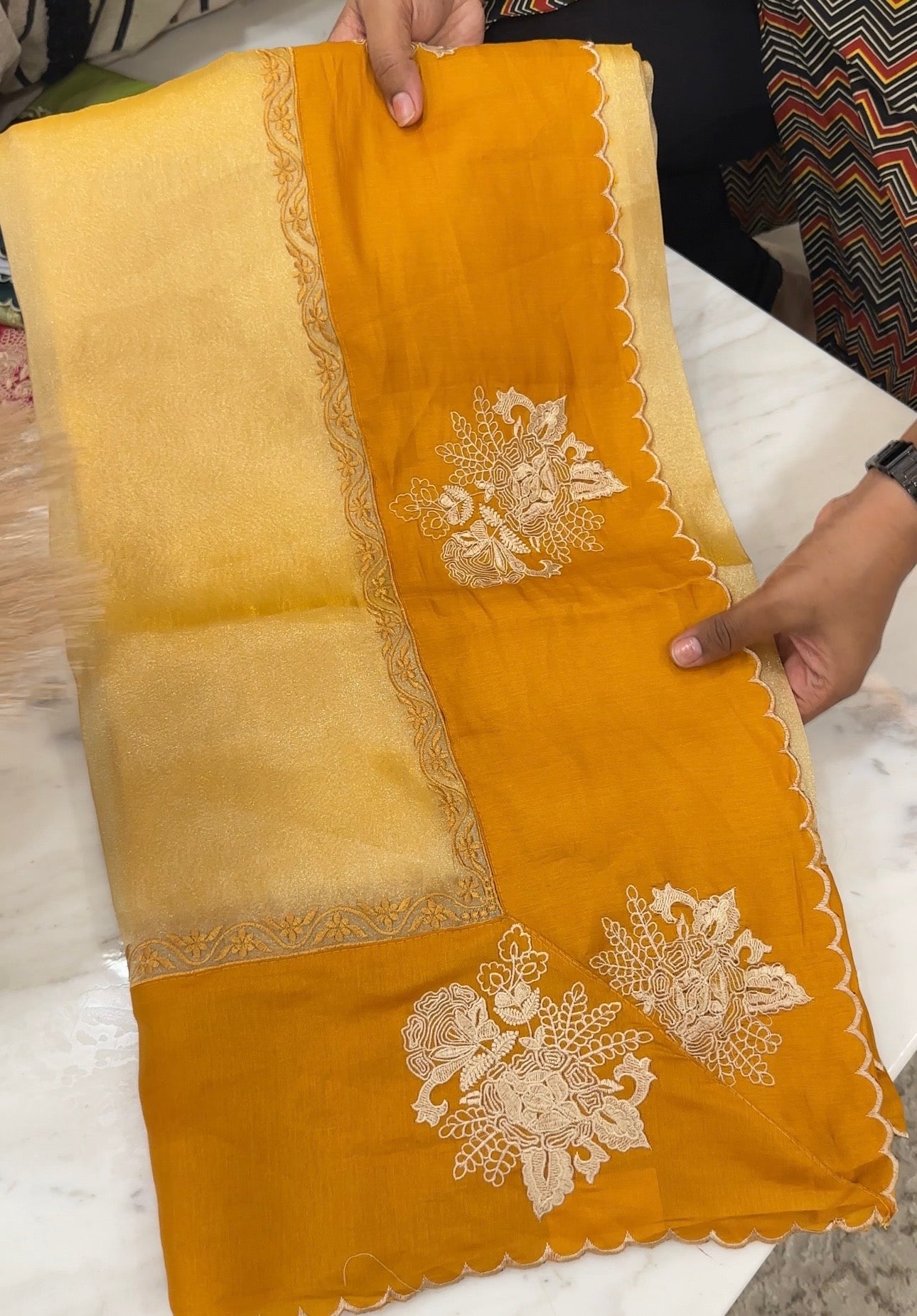 Tissue Cocktail Sarees