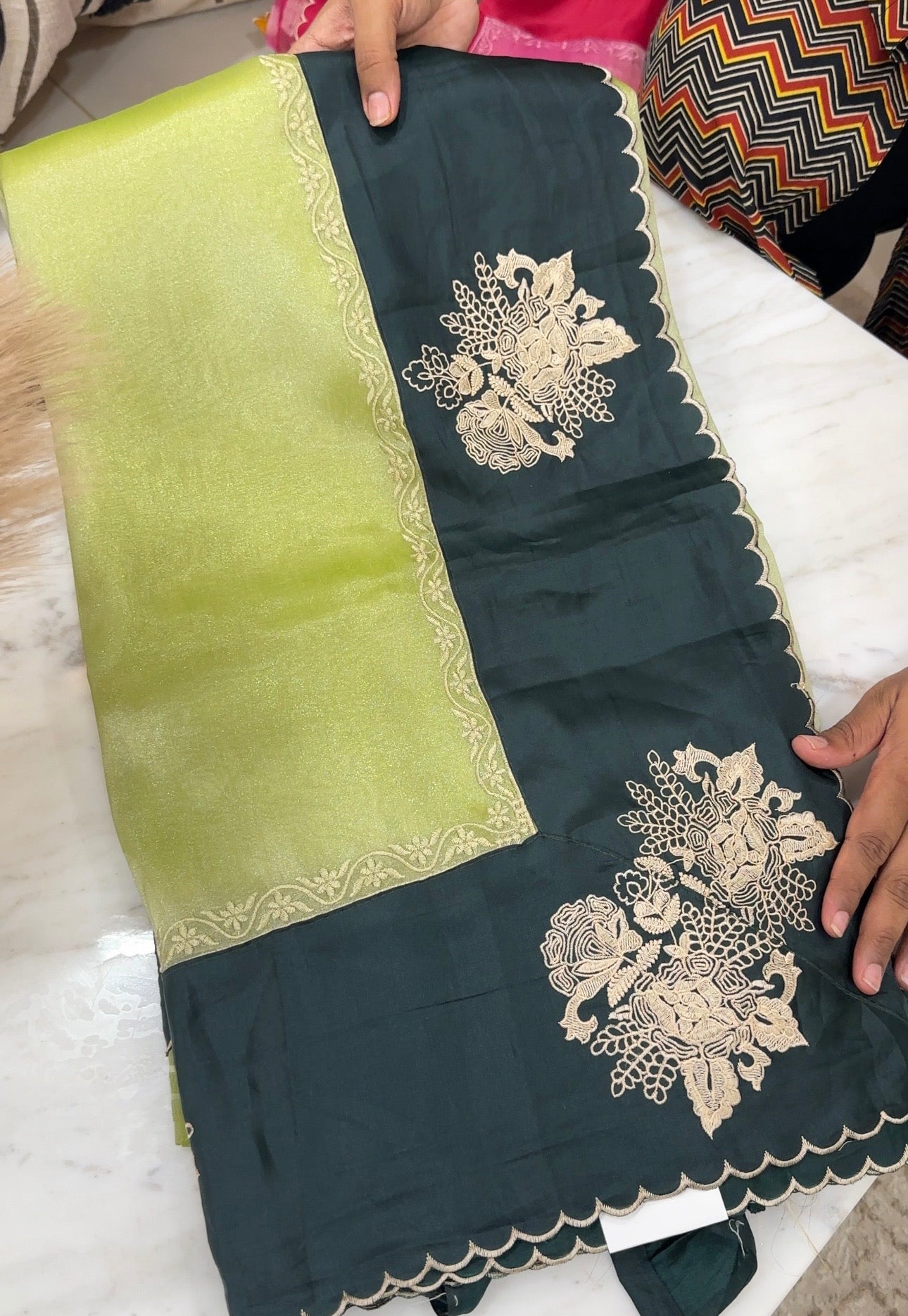 Tissue Cocktail Sarees