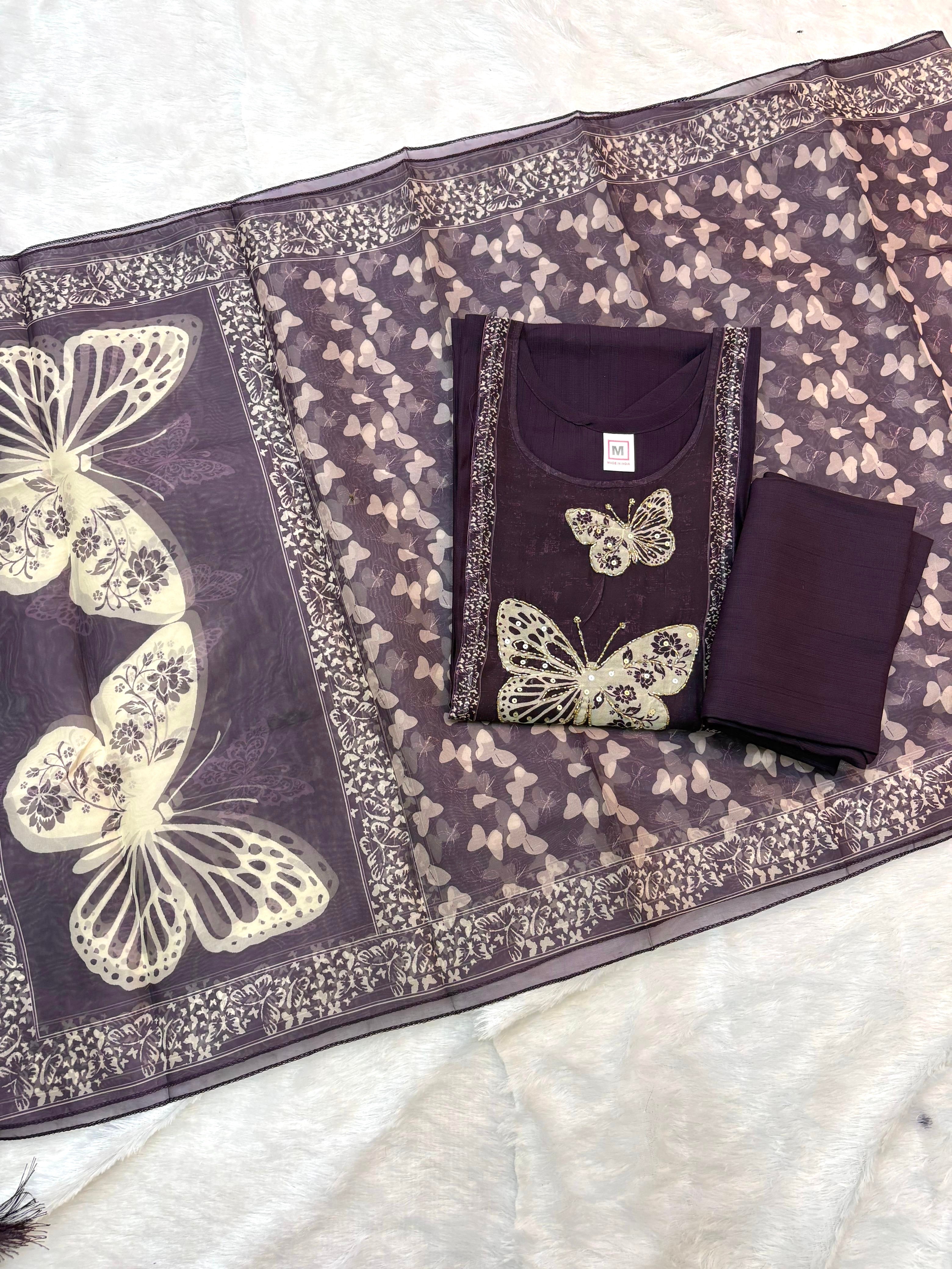 Designer Work Kurti Sets