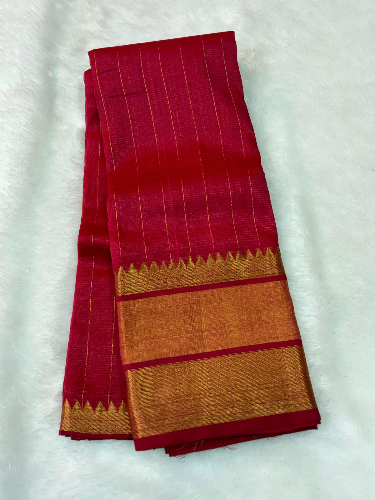 Handloom Mangalagiri Pattu Tissue Borders