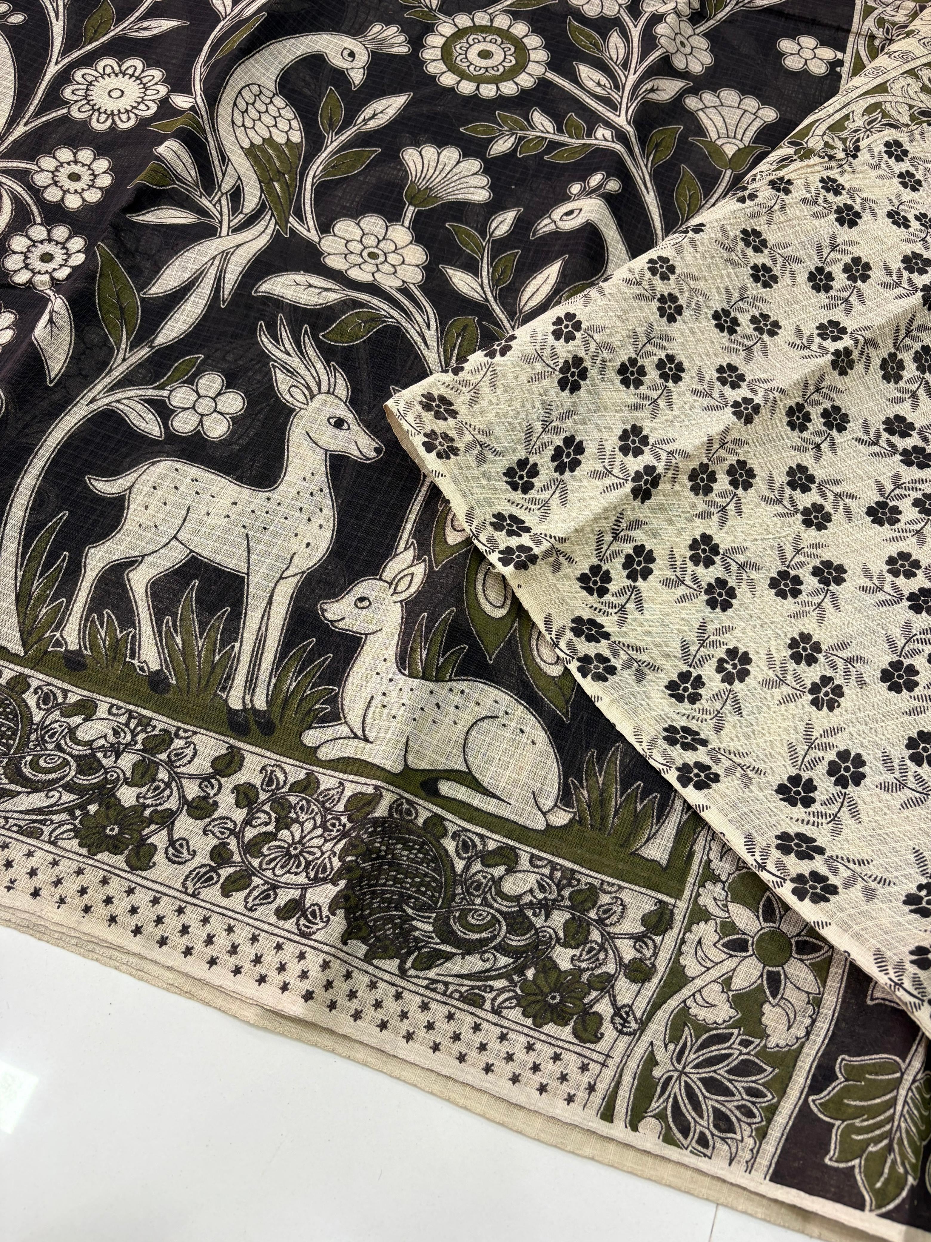 Kalamkari Kota Sarees