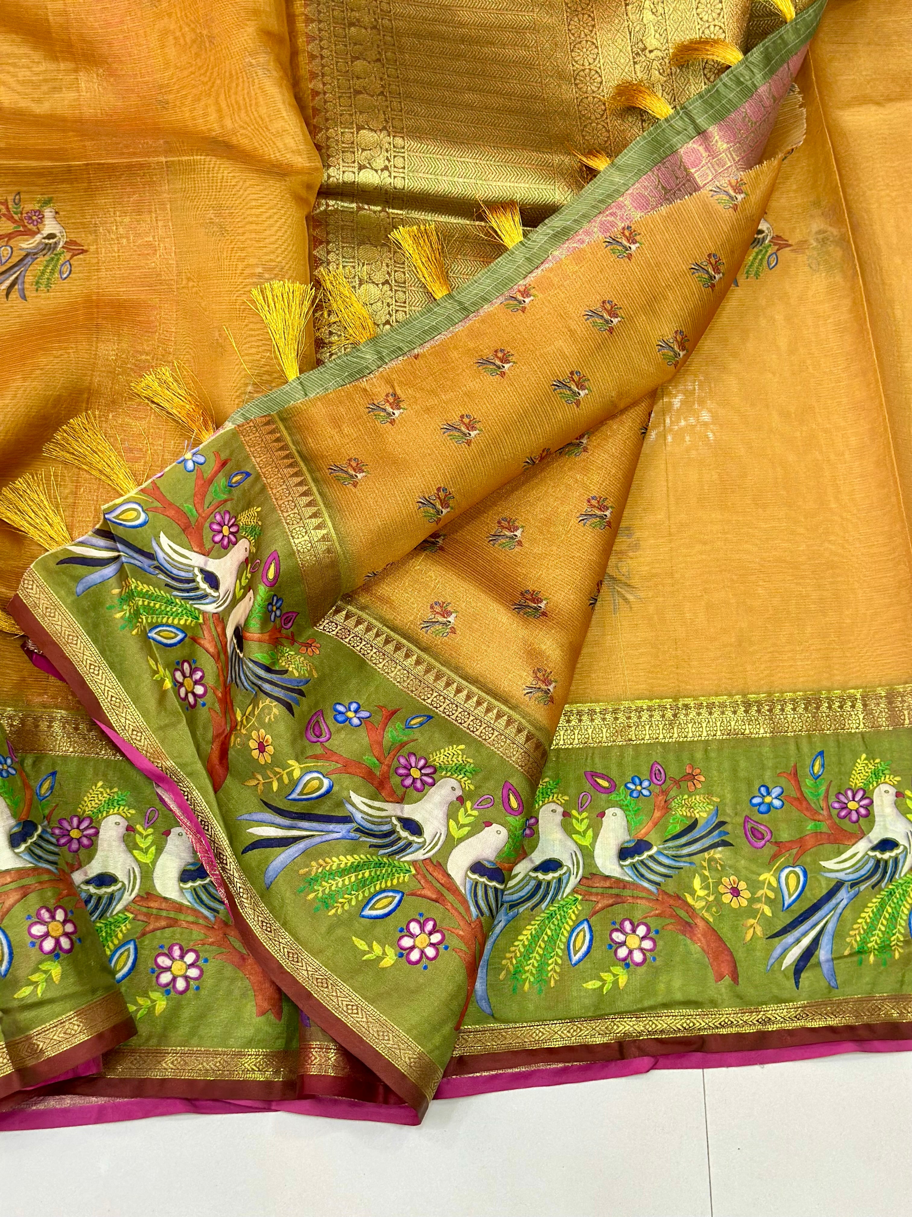 Fancy Silk Kota Traditional Borders