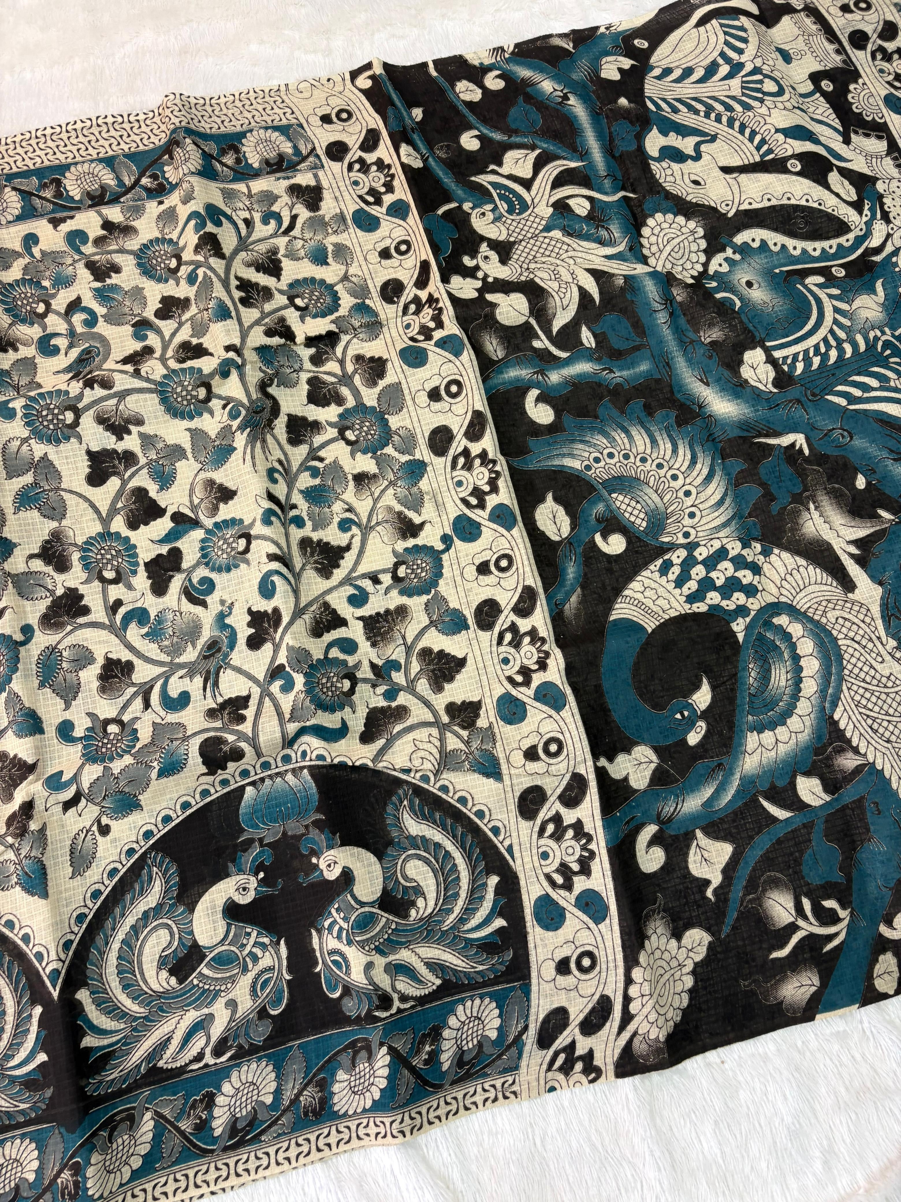 Peacock Kota Kalamkari