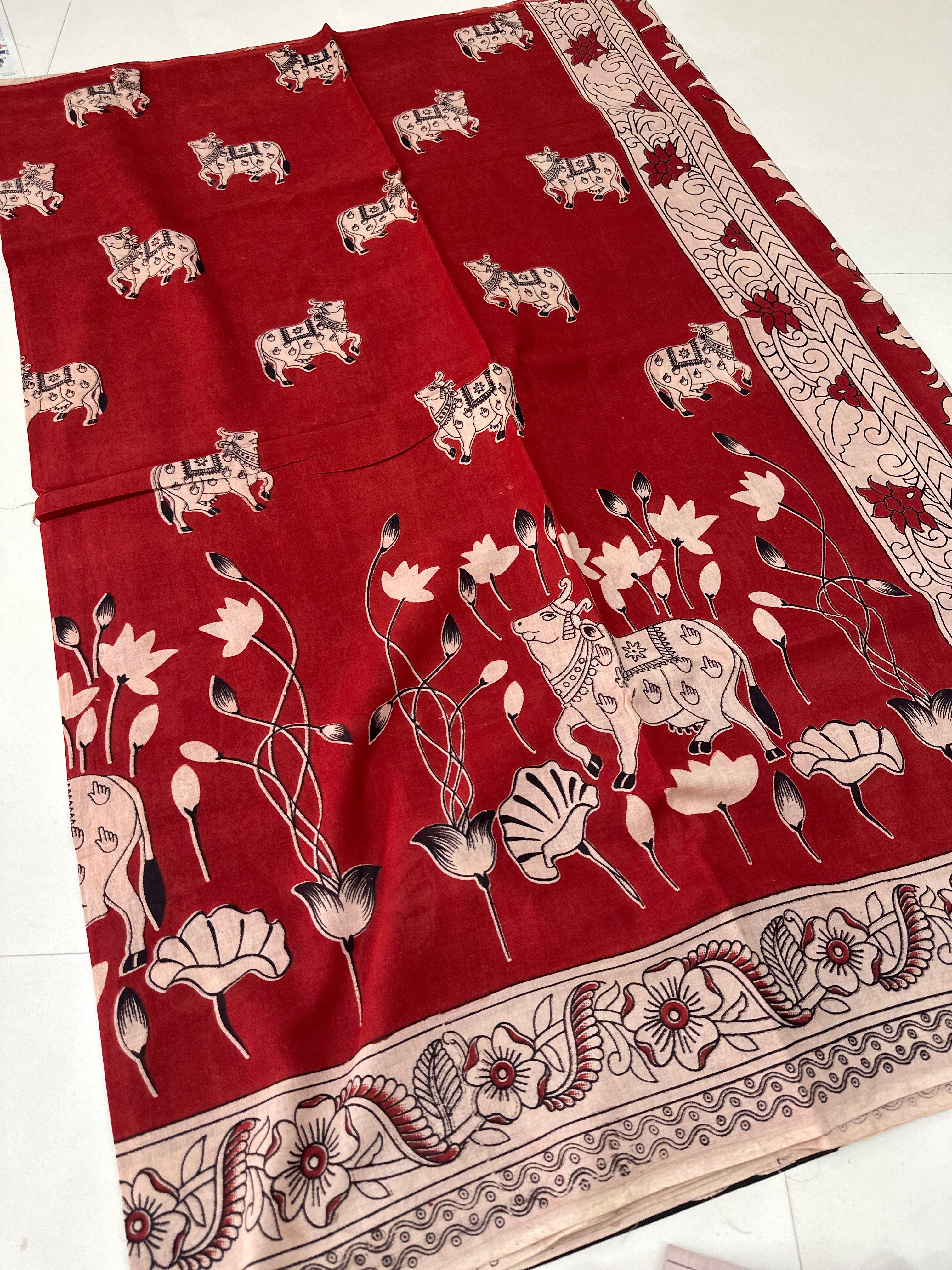 Pichwai Kalamkari Cotton