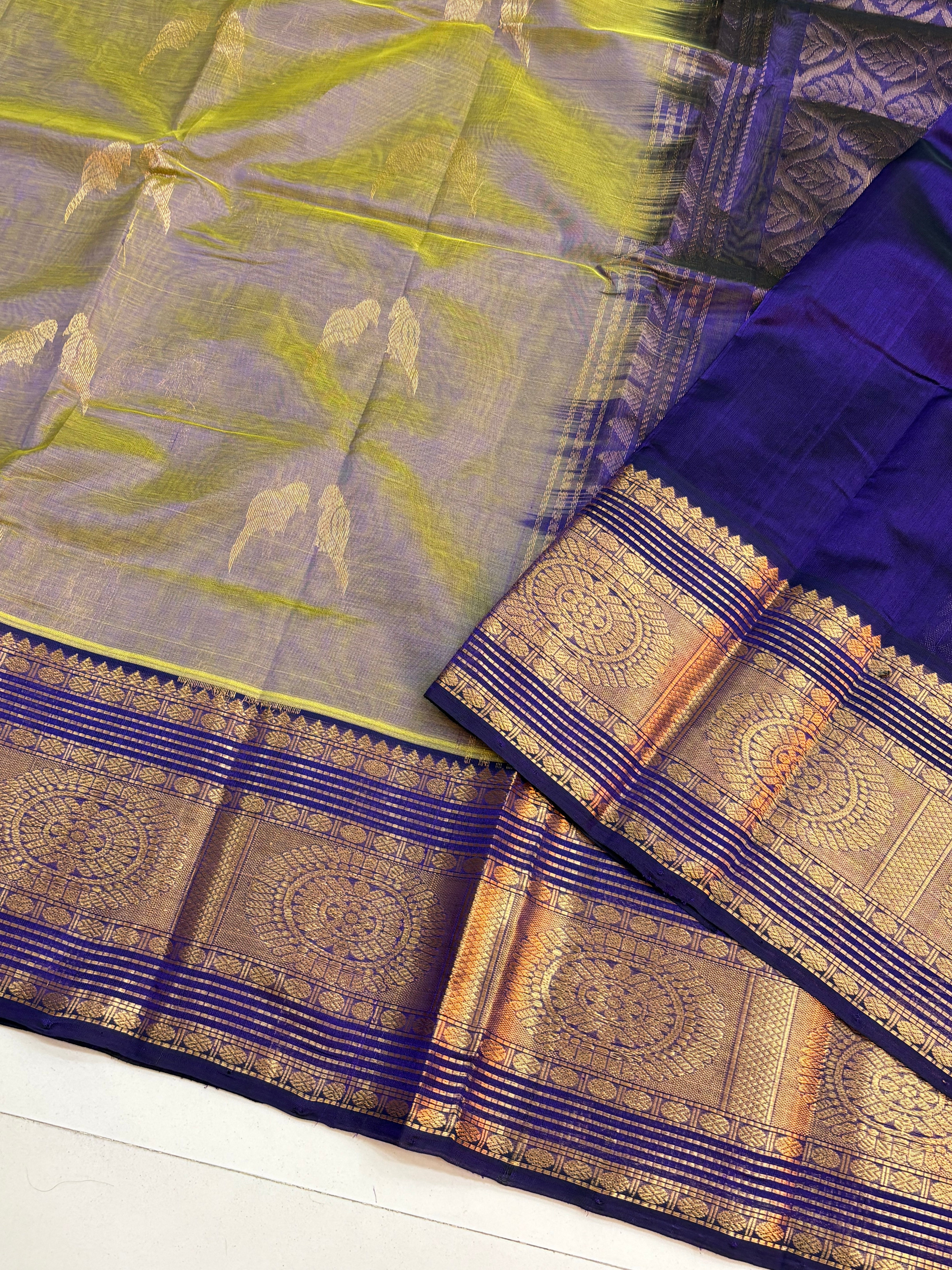 Vintage Handloom Mangalagiri Pattu