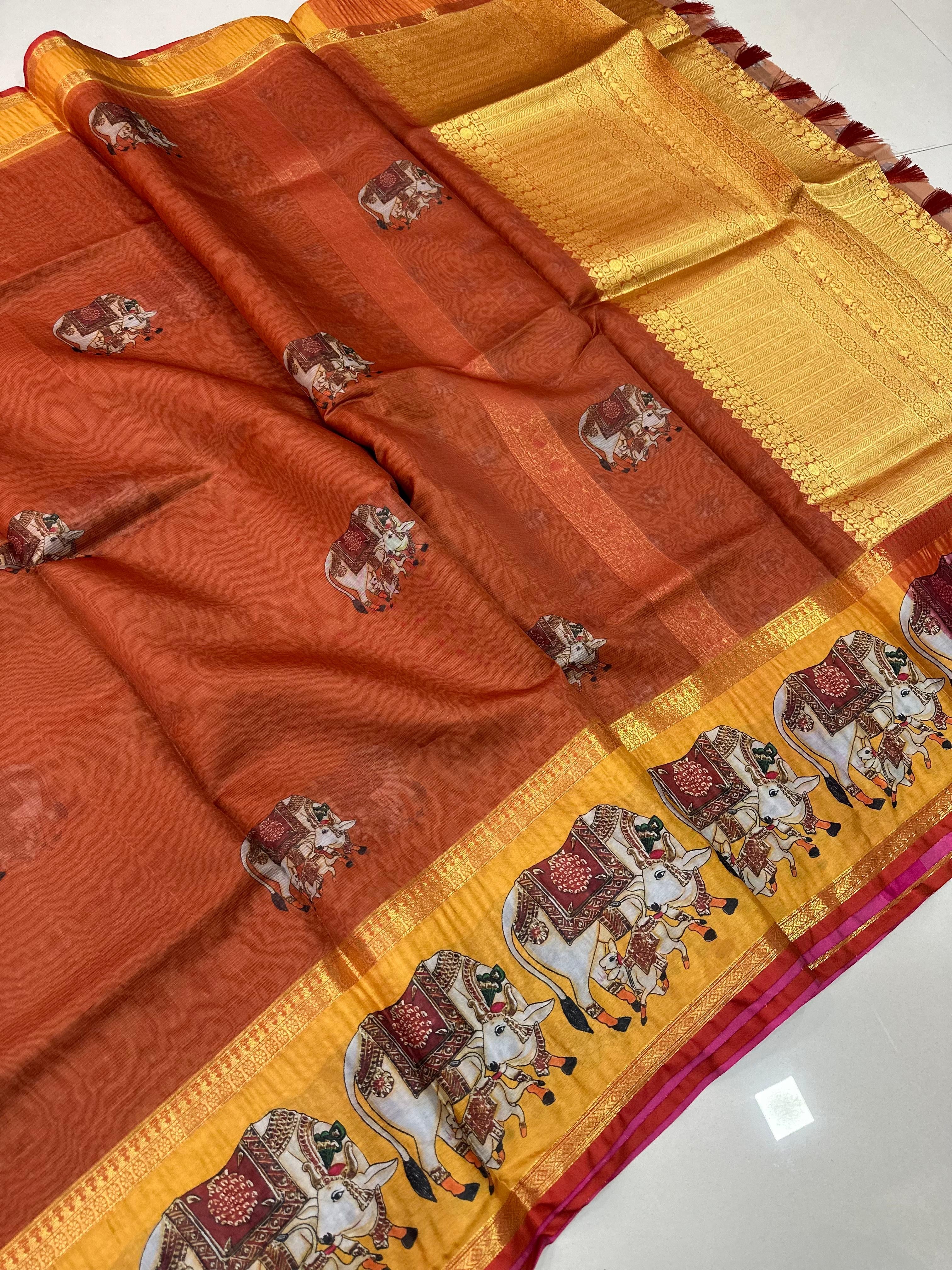 Fancy Silk Kota Traditional Borders