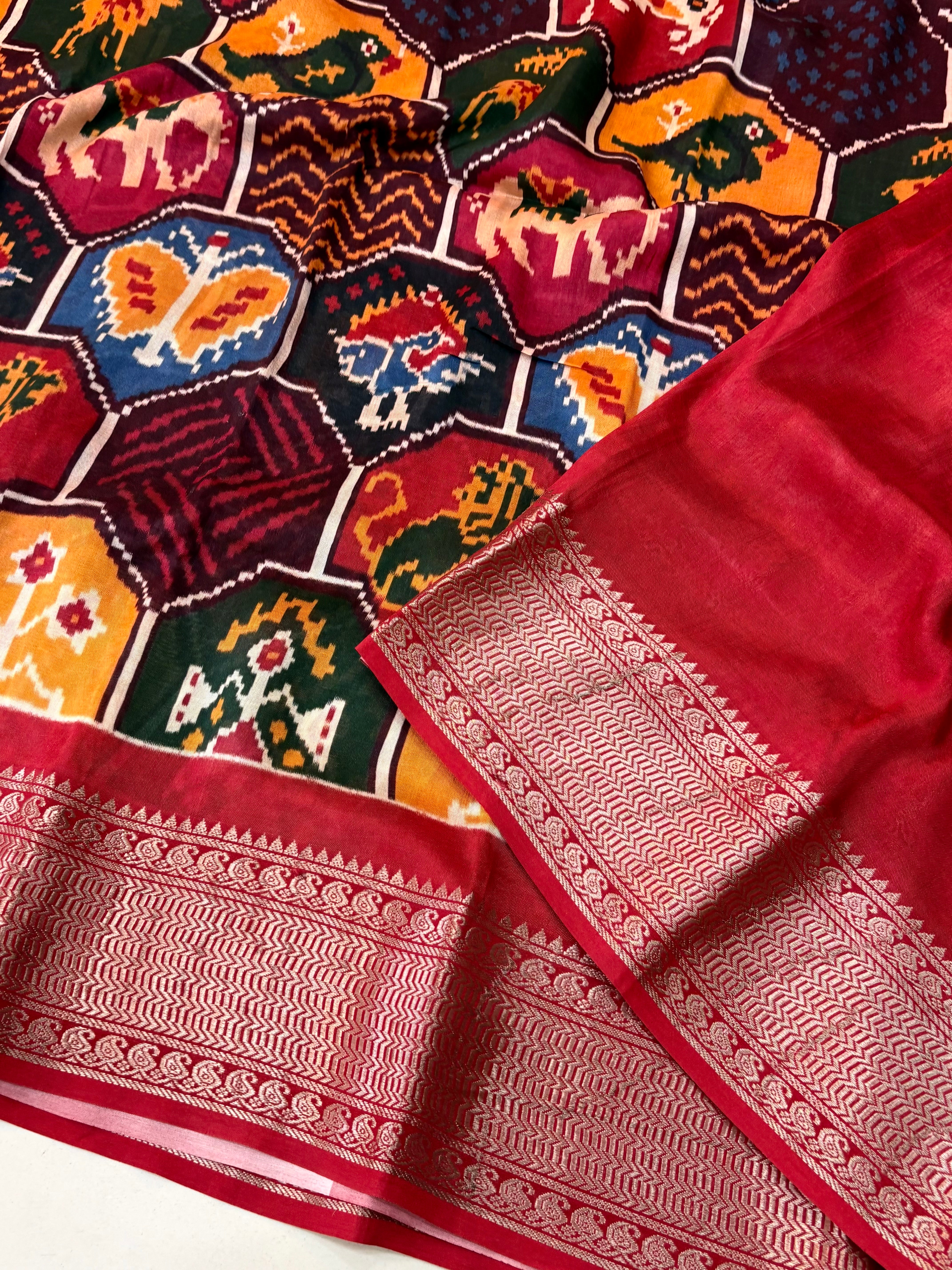 Mangalagiri Patola Print Sarees