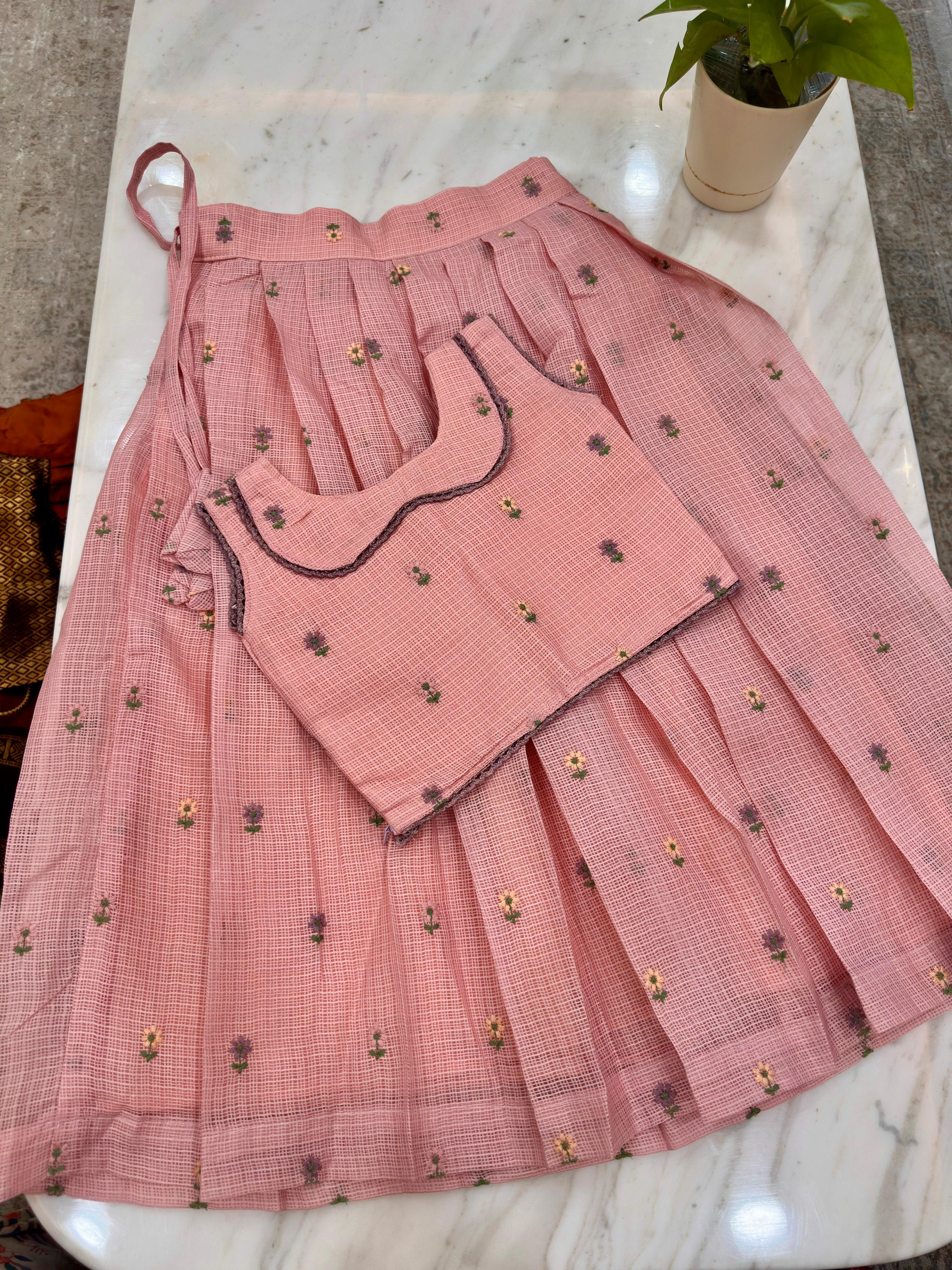 Kota Kids Embroidery Lehenga