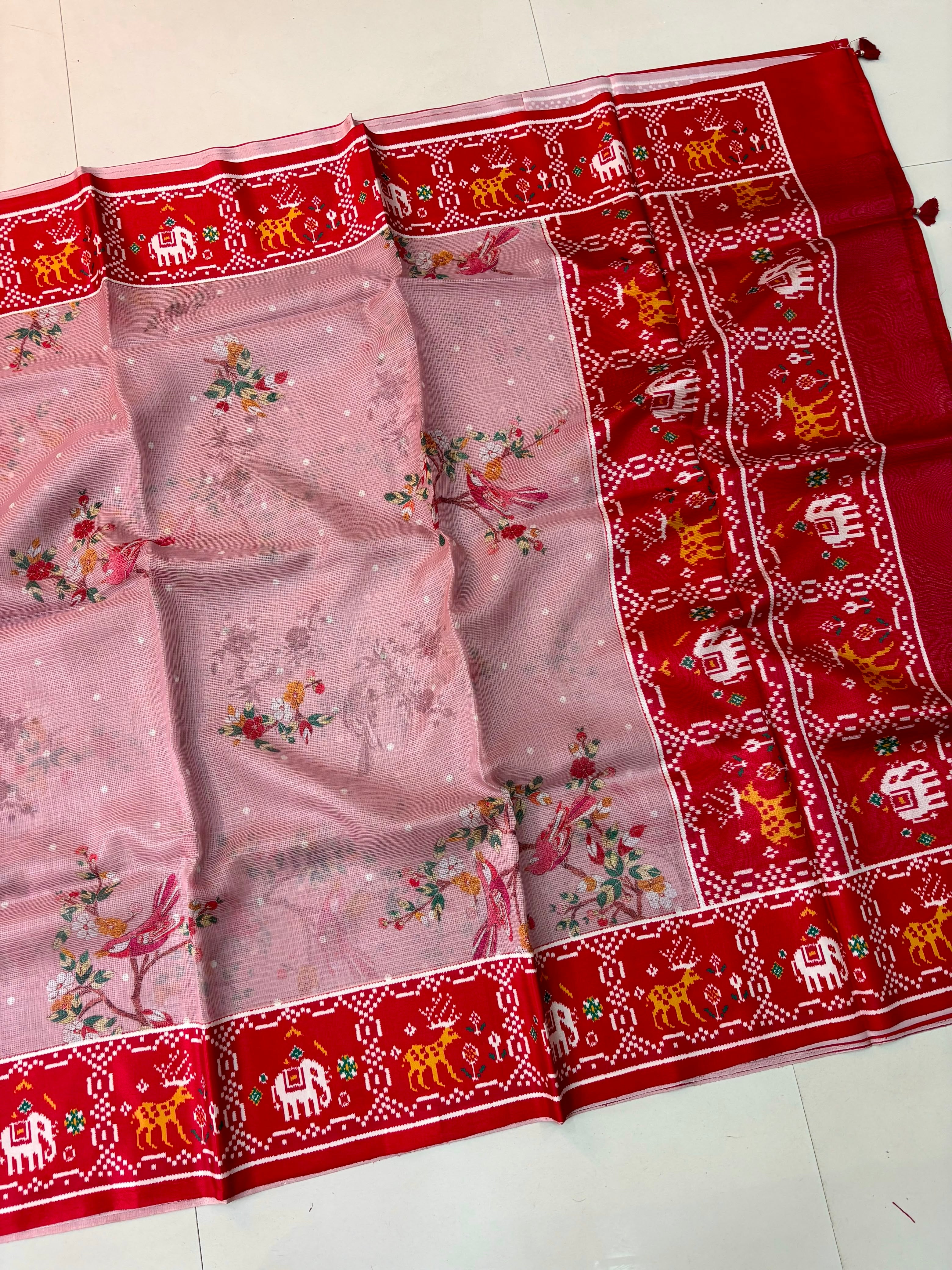 Fancy Kota Silk Patola sarees