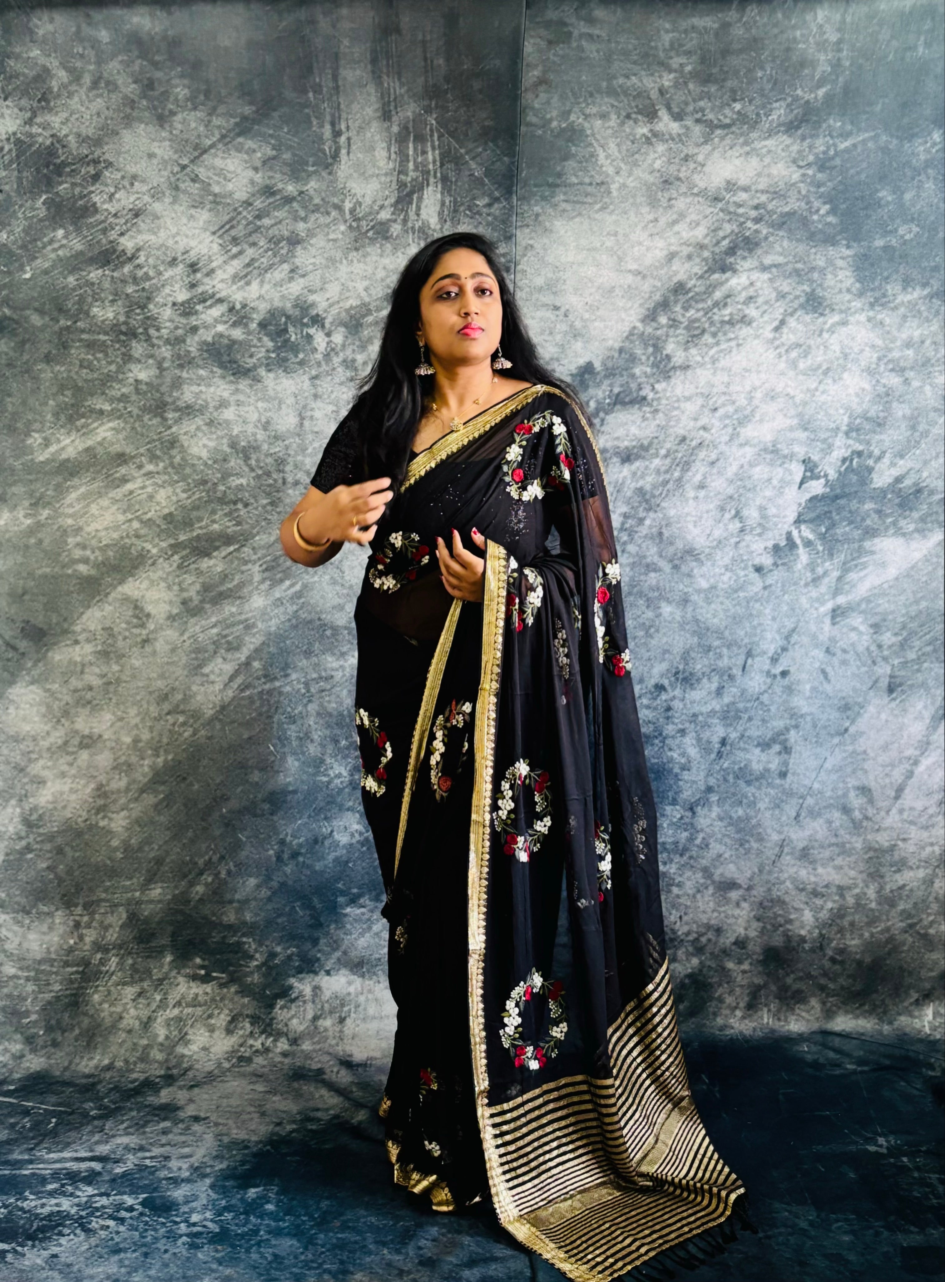 Chiffon Georgette Embriodery