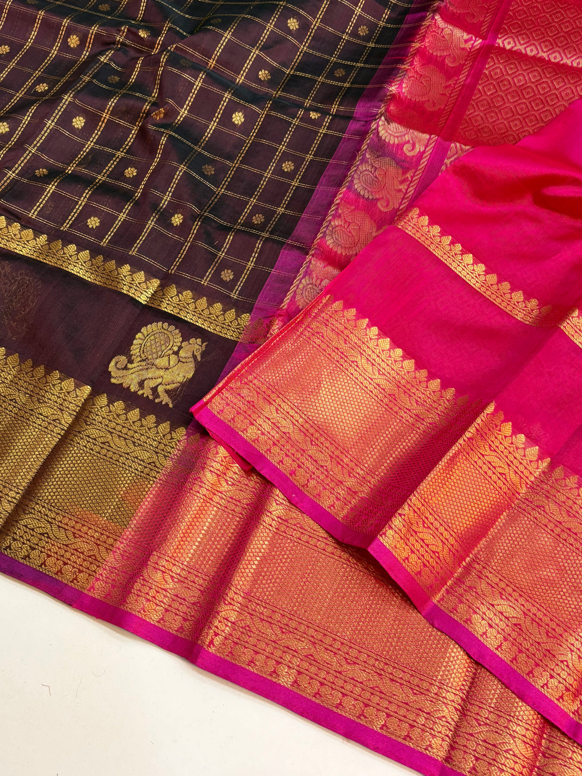 Vintage Handloom Mangalagiri Pattu