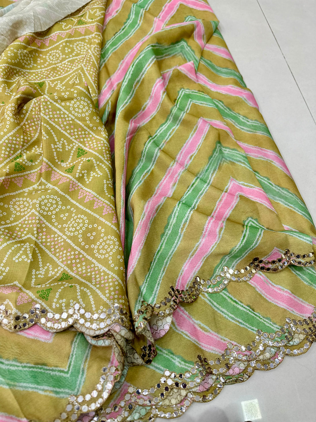 Chiffon Georgette Leheriya