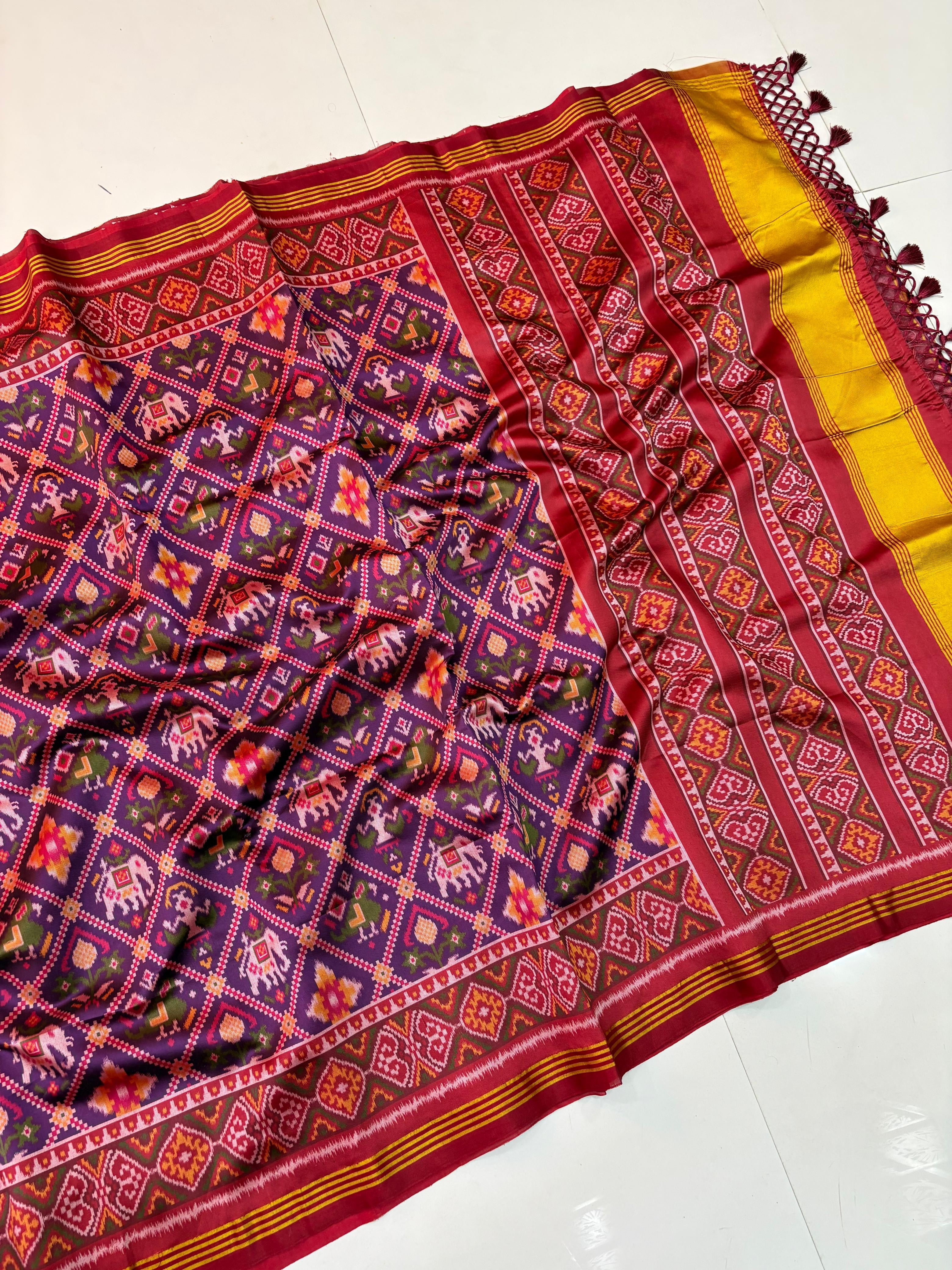 Fancy Patola Printed Sarees