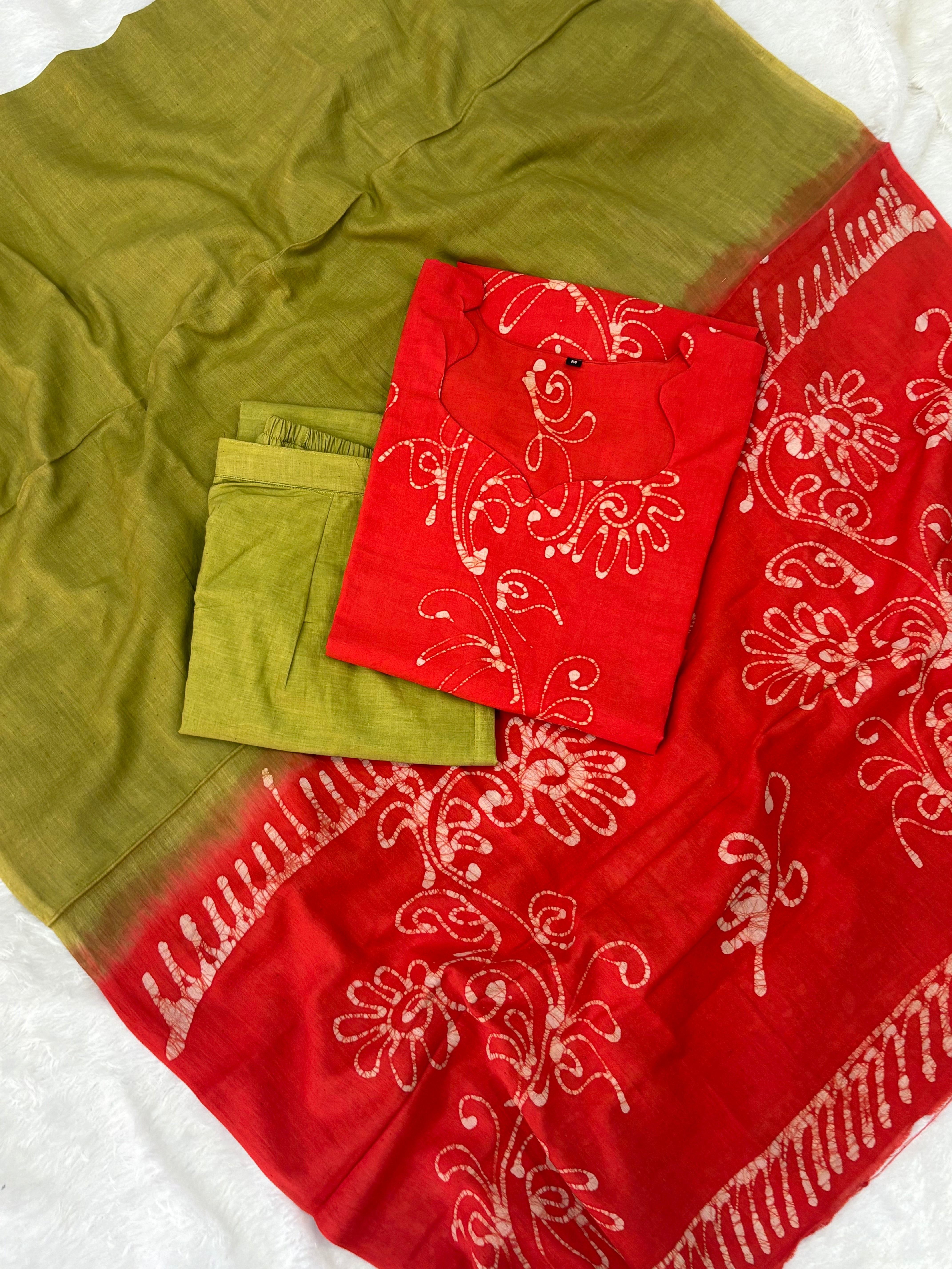 Handmade Batik Kurti Sets