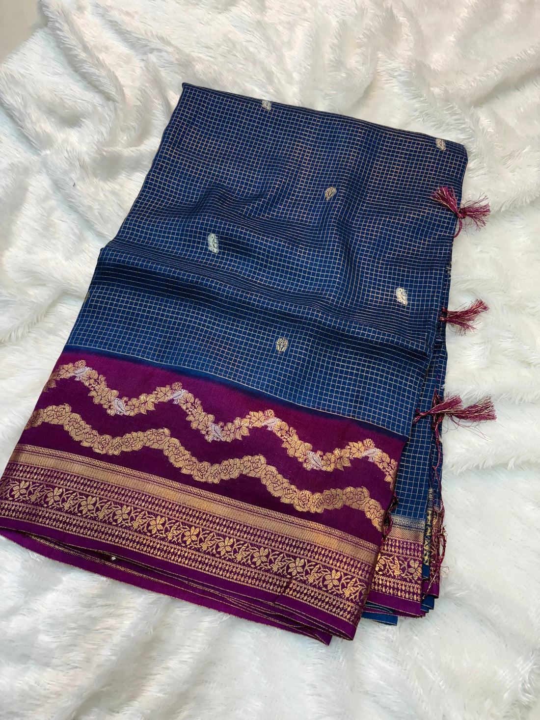 Vintage Semi Gadwal Sarees