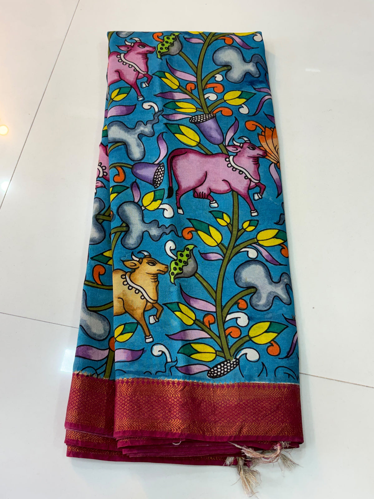 Hand Painted PenKalamkari Sarees