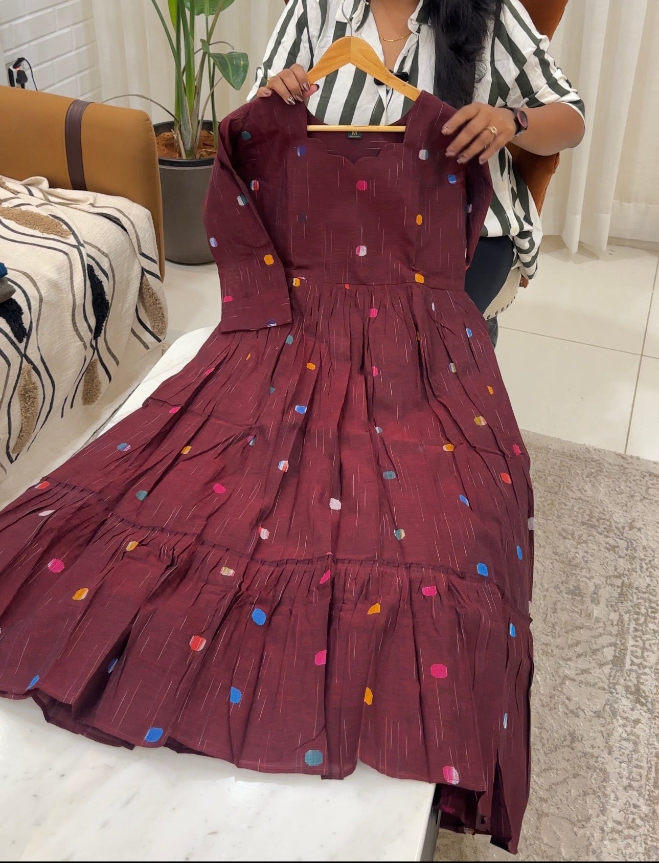 Jamdhani Cotton Maxi