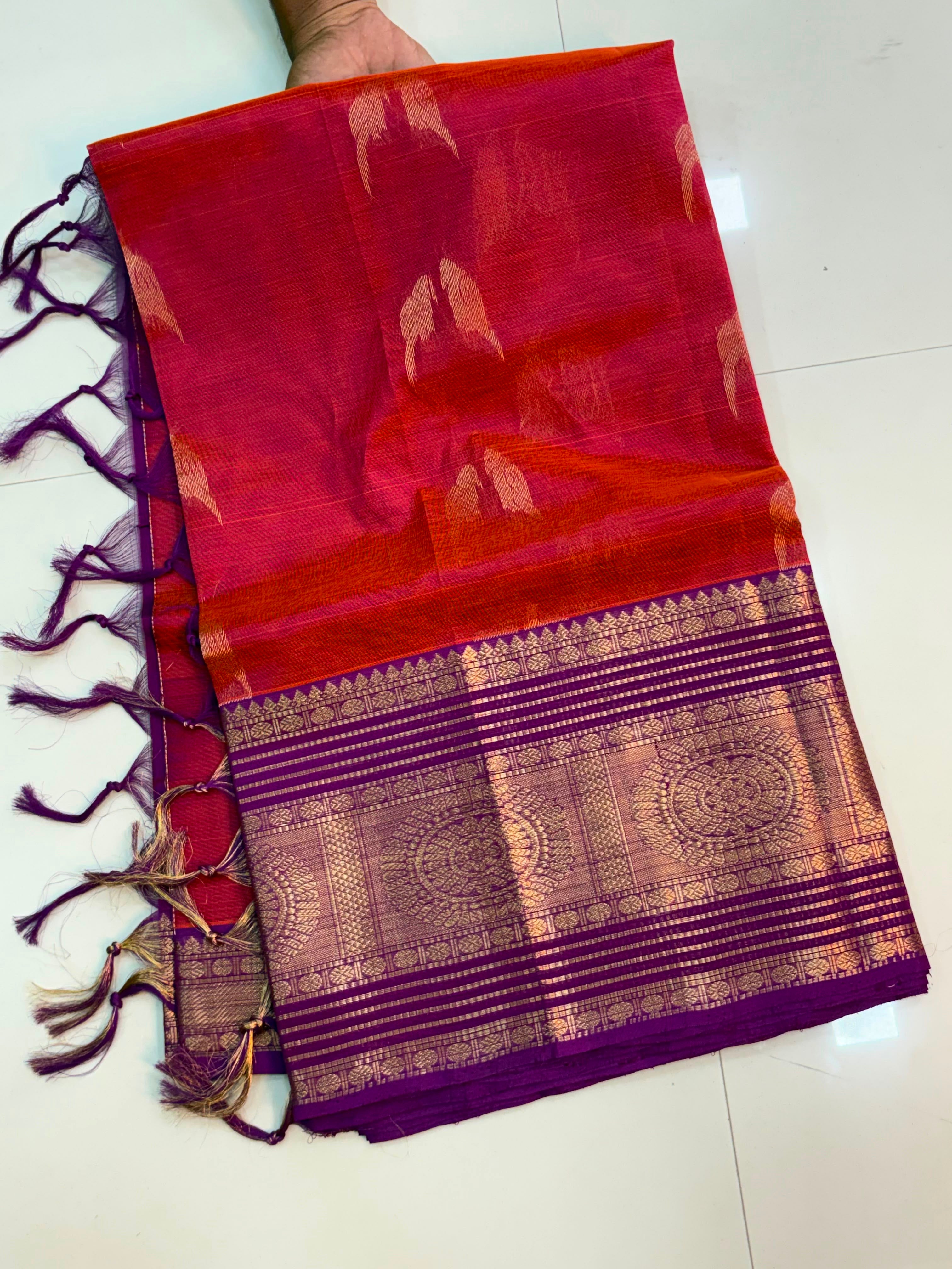Vintage Handloom Mangalagiri Pattu Saree