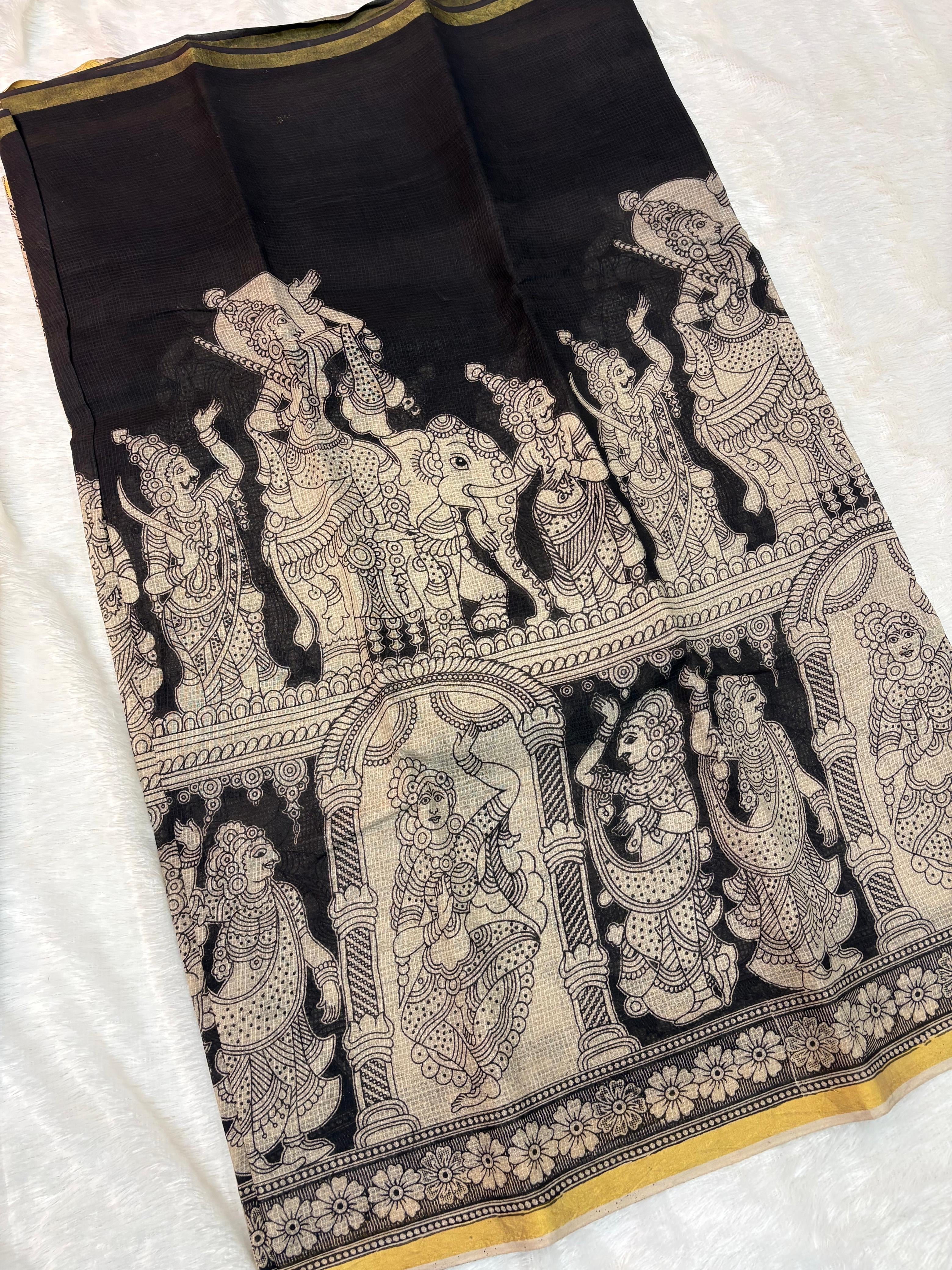 Ramayana Theme Kota Kalamkari